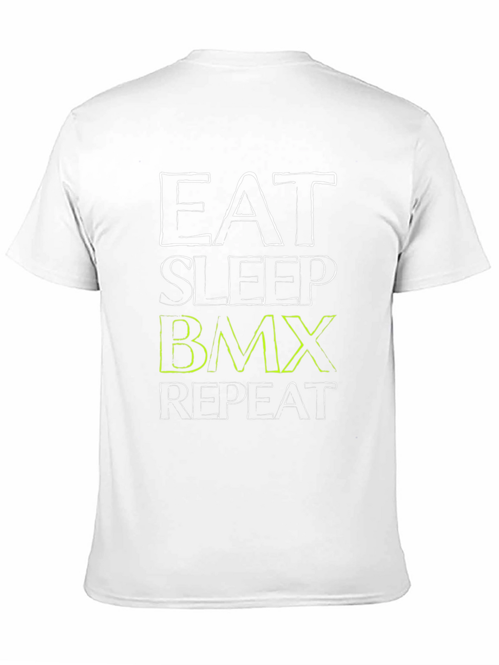 Eat Sleep BMX Repeat T-Shirt Black Graphic Tee