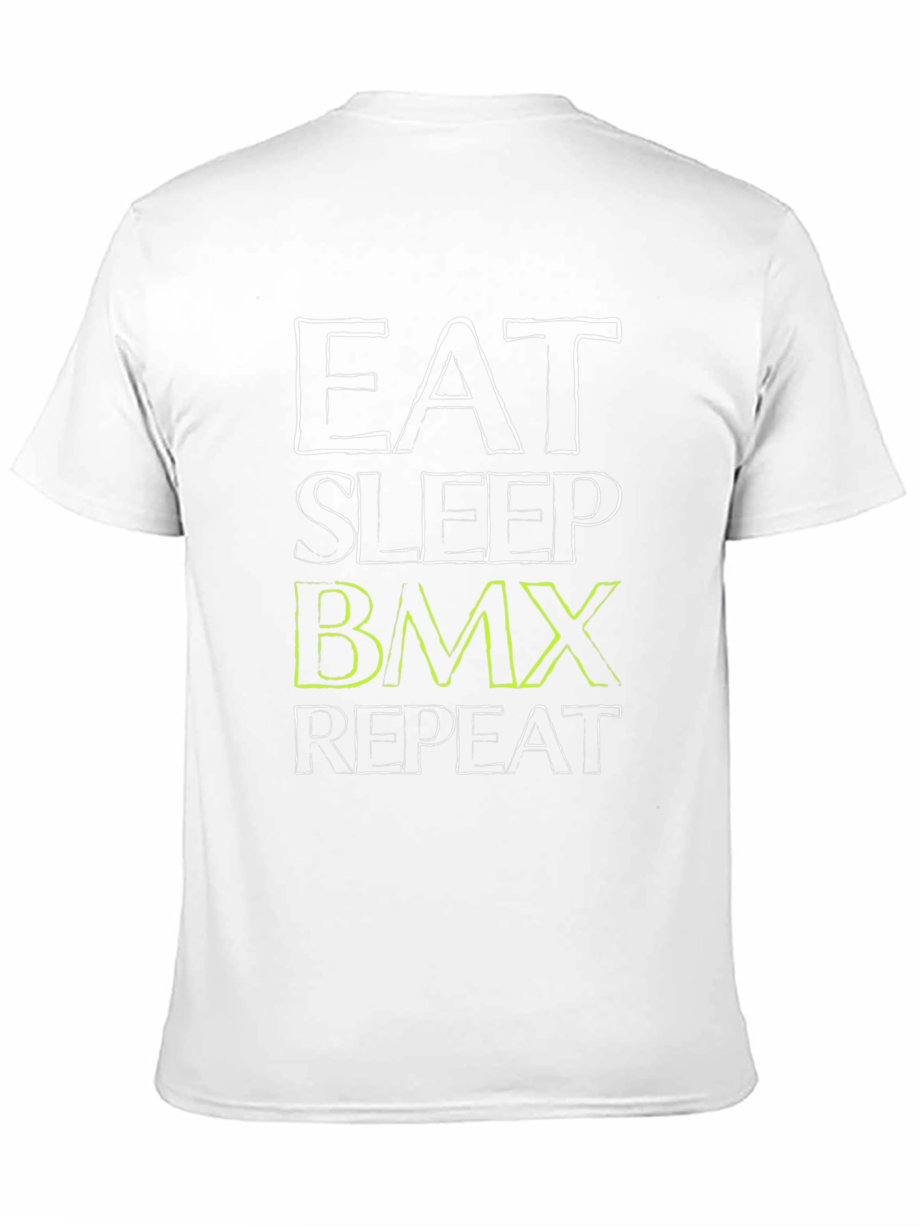 Eat Sleep BMX Repeat T-Shirt Black Graphic Tee