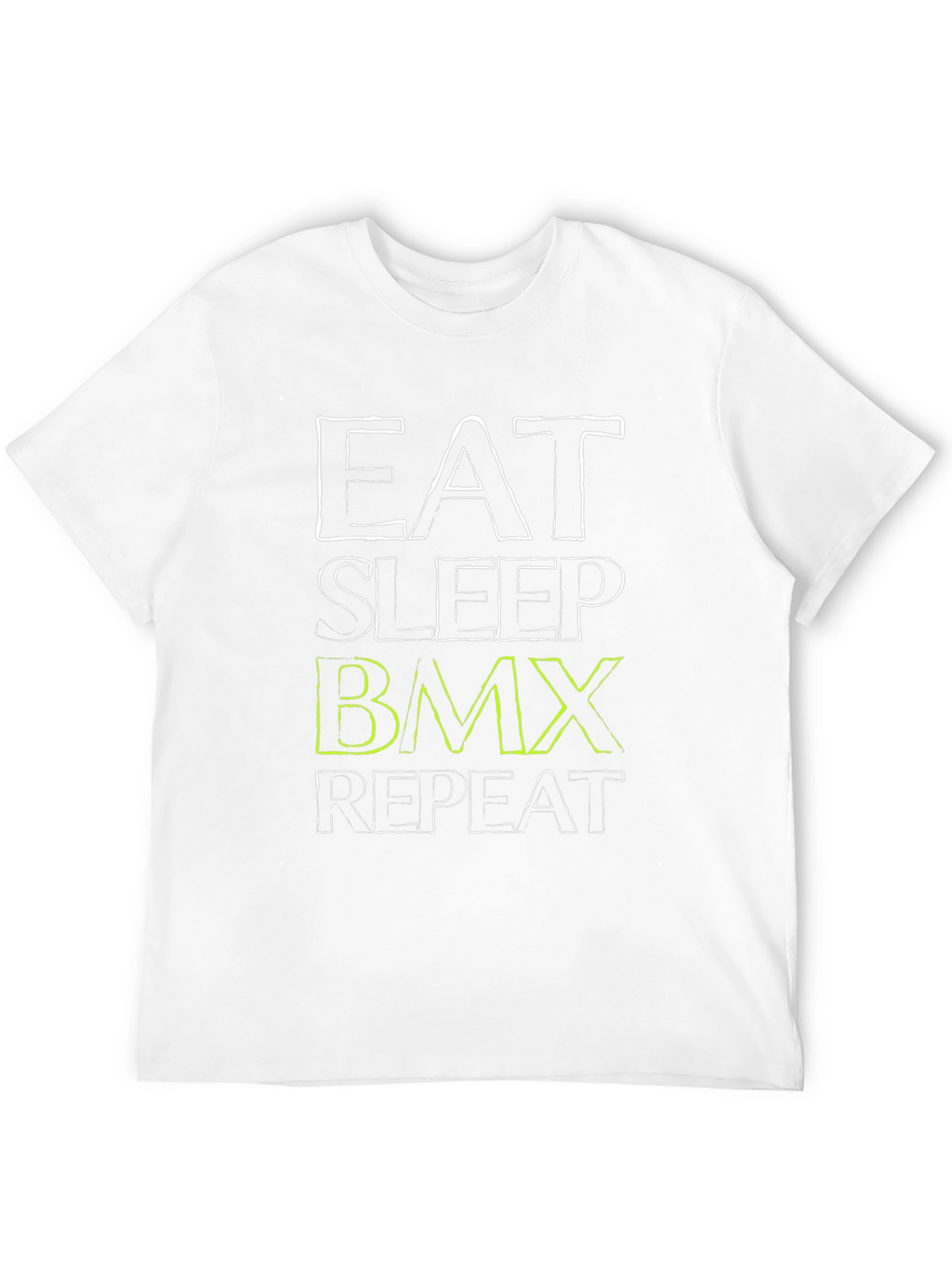 Eat Sleep BMX Repeat T-Shirt Black Graphic Tee