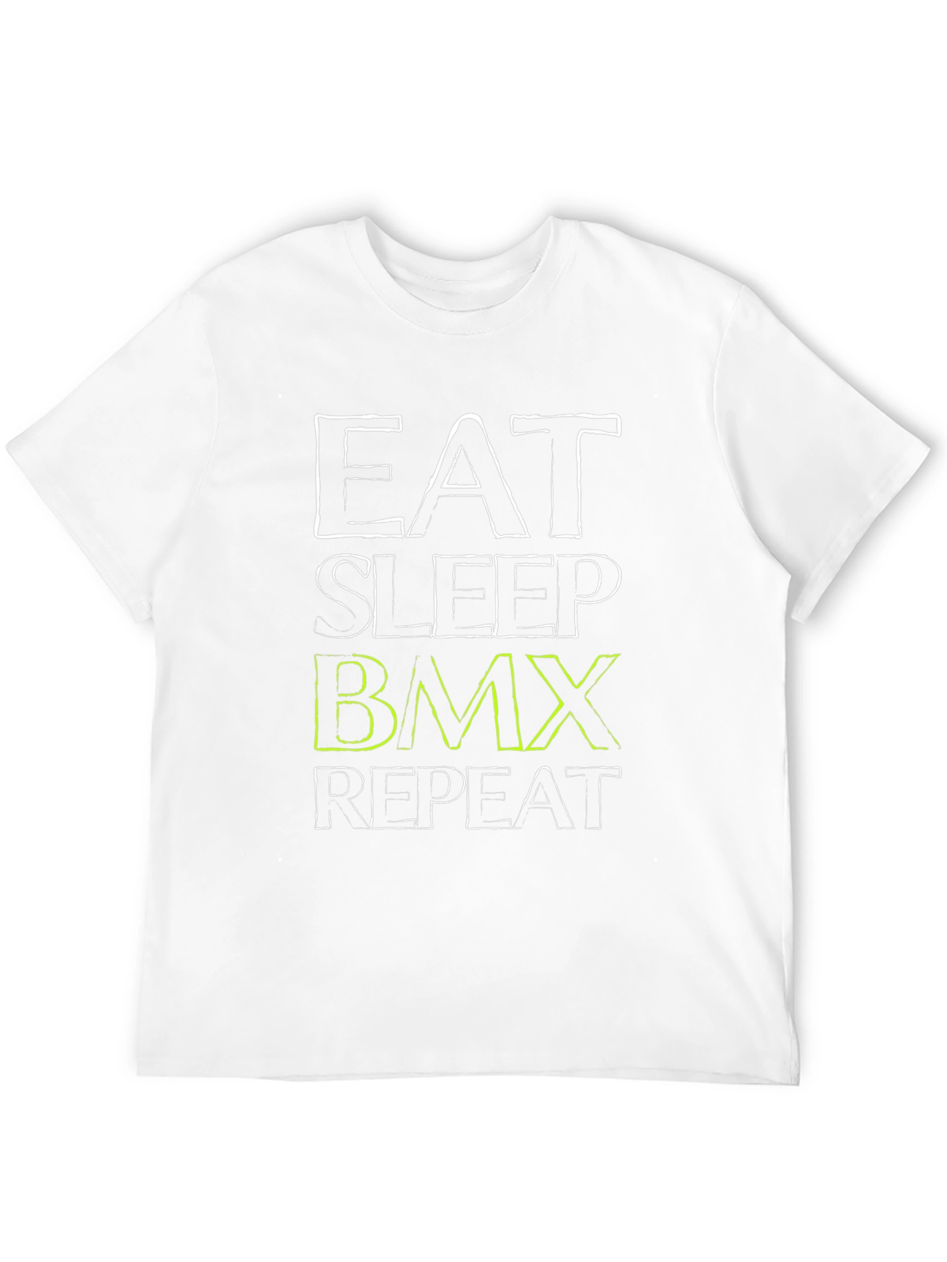 Eat Sleep BMX Repeat T-Shirt Black Graphic Tee