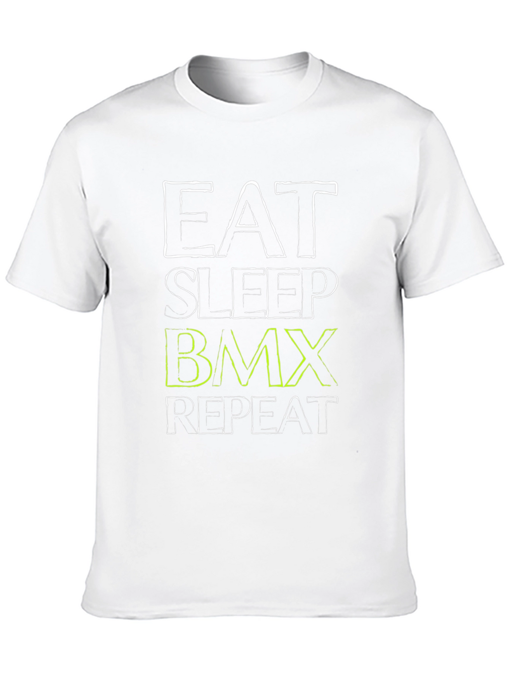 Eat Sleep BMX Repeat T-Shirt Black Graphic Tee