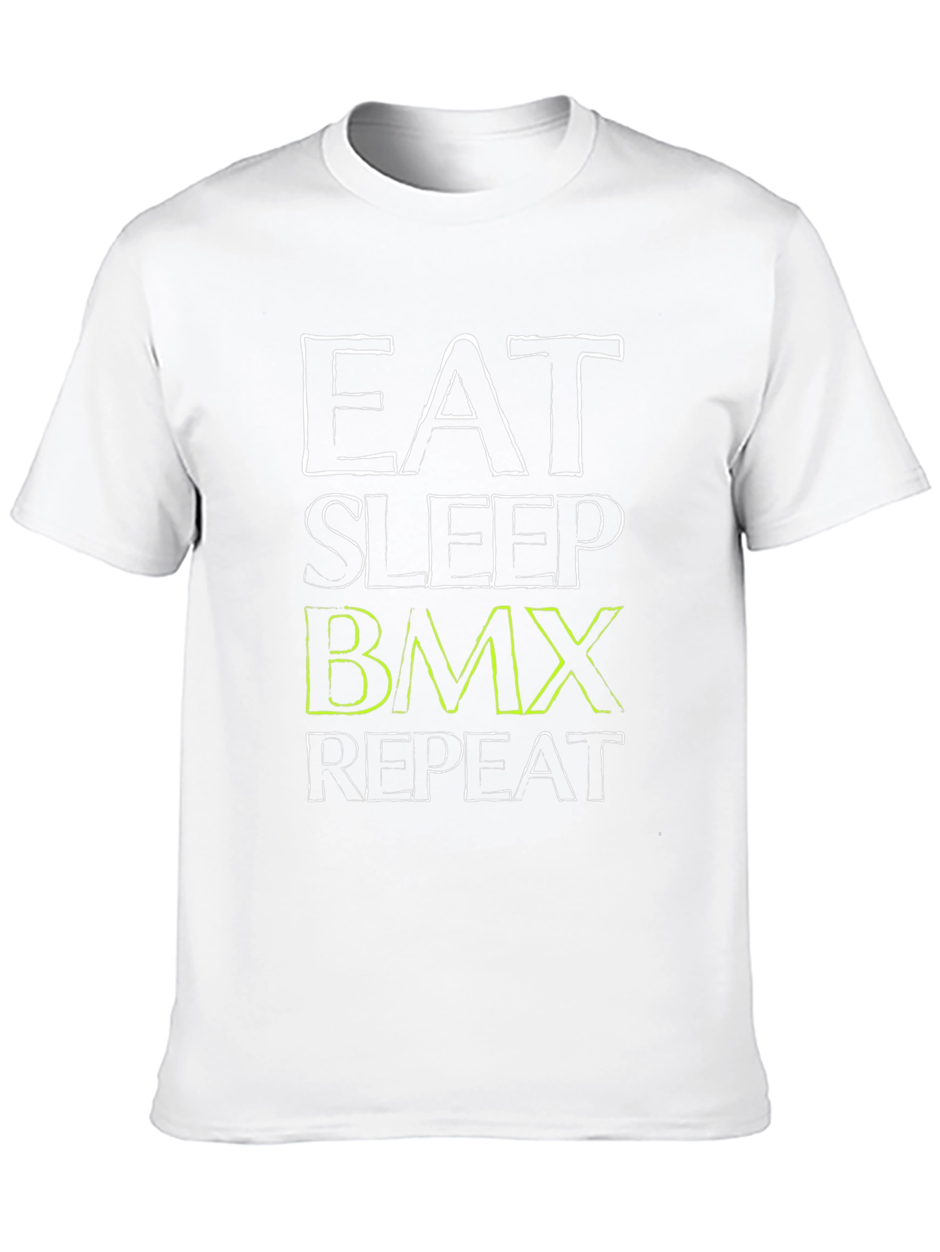 Eat Sleep BMX Repeat T-Shirt Black Graphic Tee