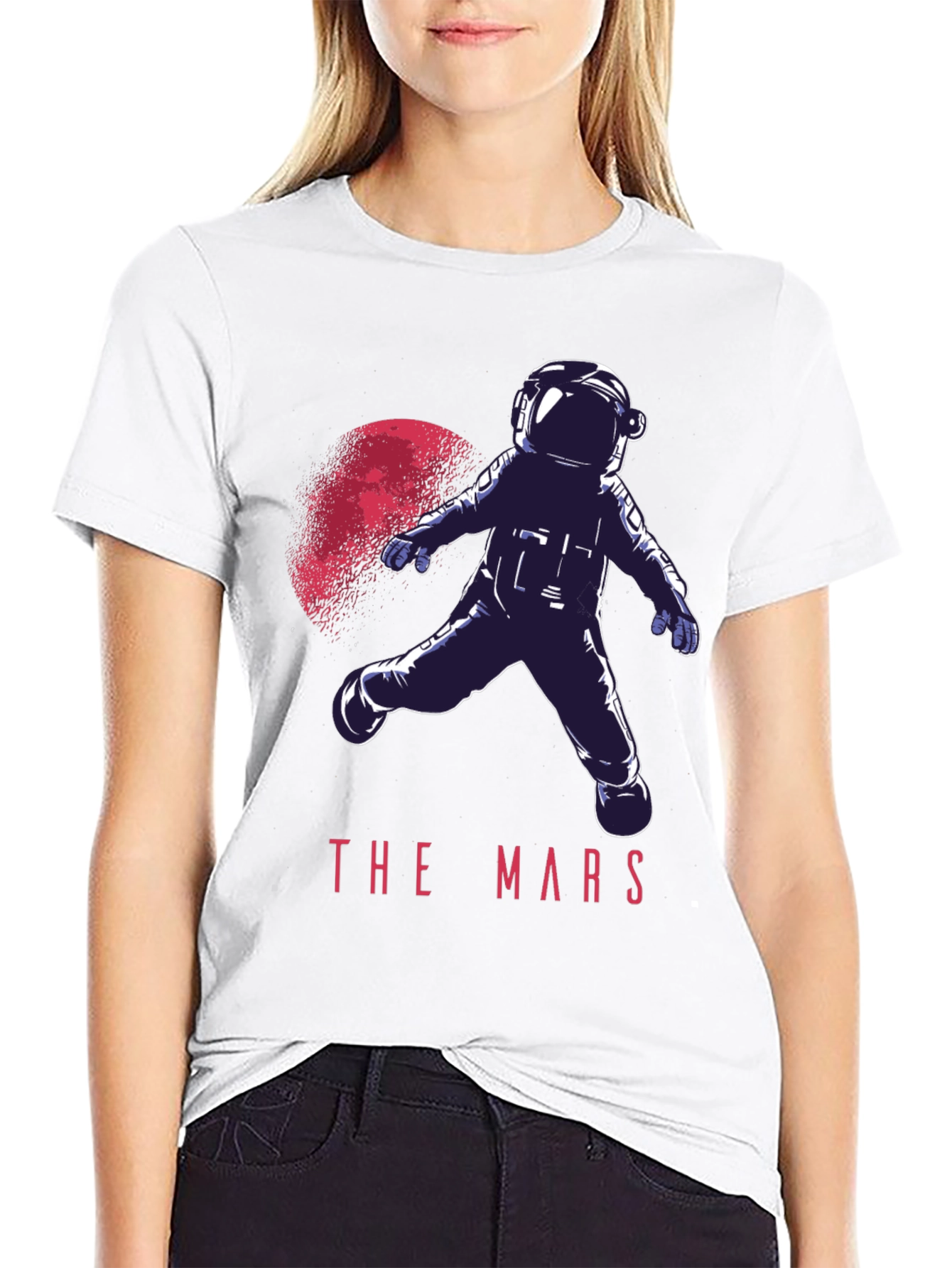 Astronaut in Space T-Shirt - The Mars Graphic Tee