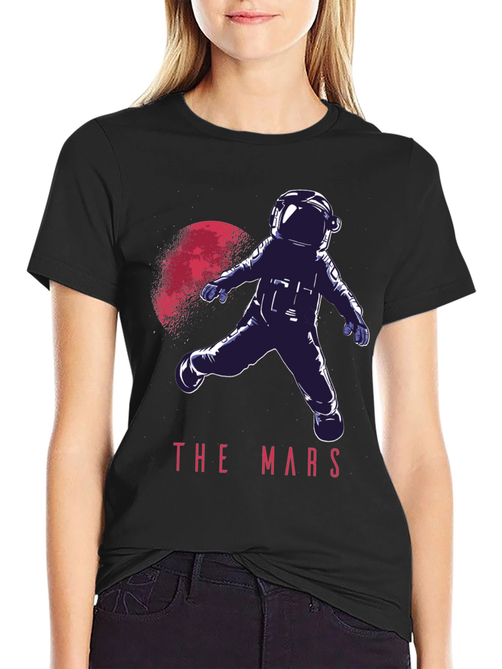 Astronaut in Space T-Shirt - The Mars Graphic Tee