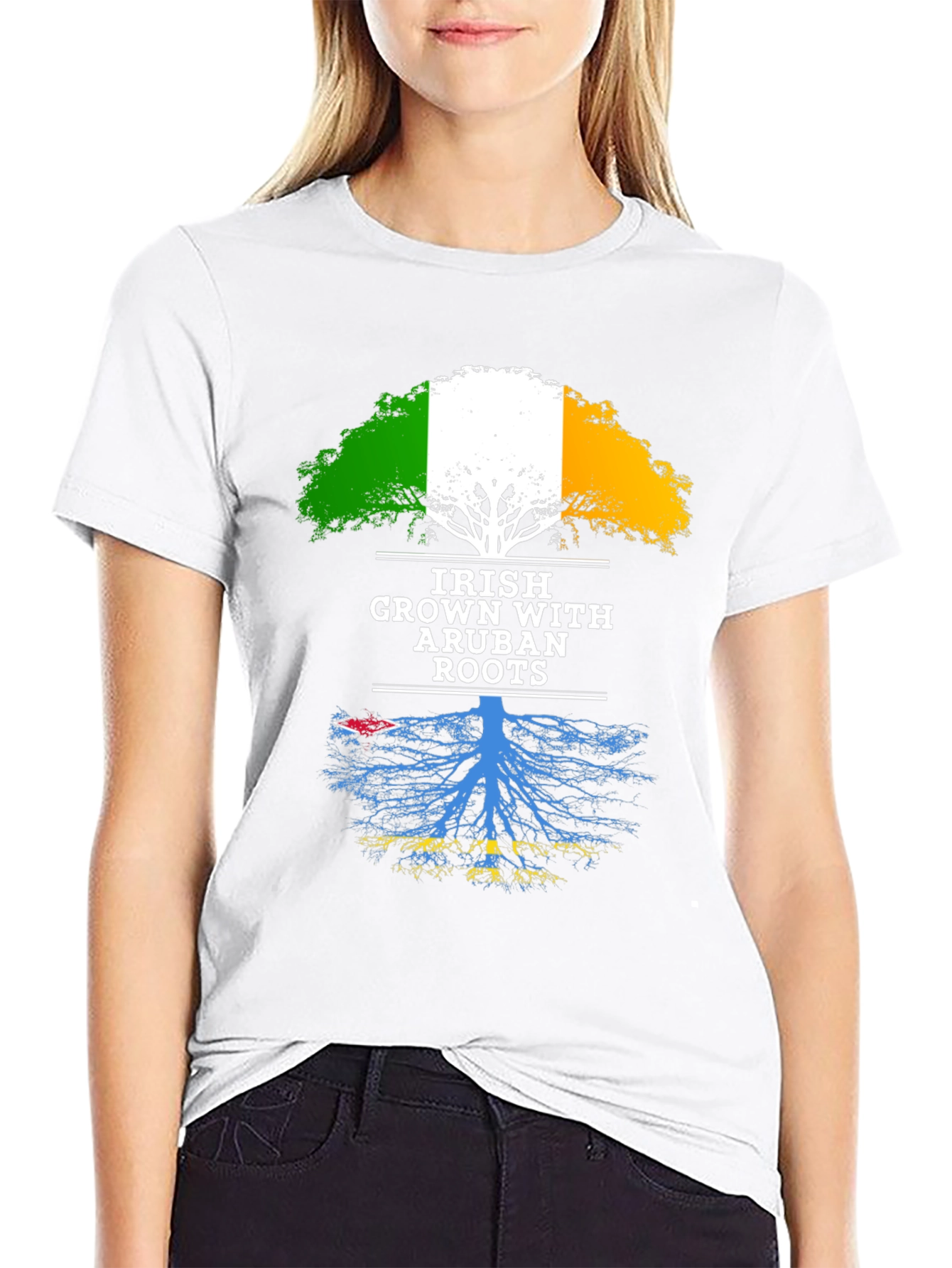 Irish Grown with Aruban Roots T-Shirt