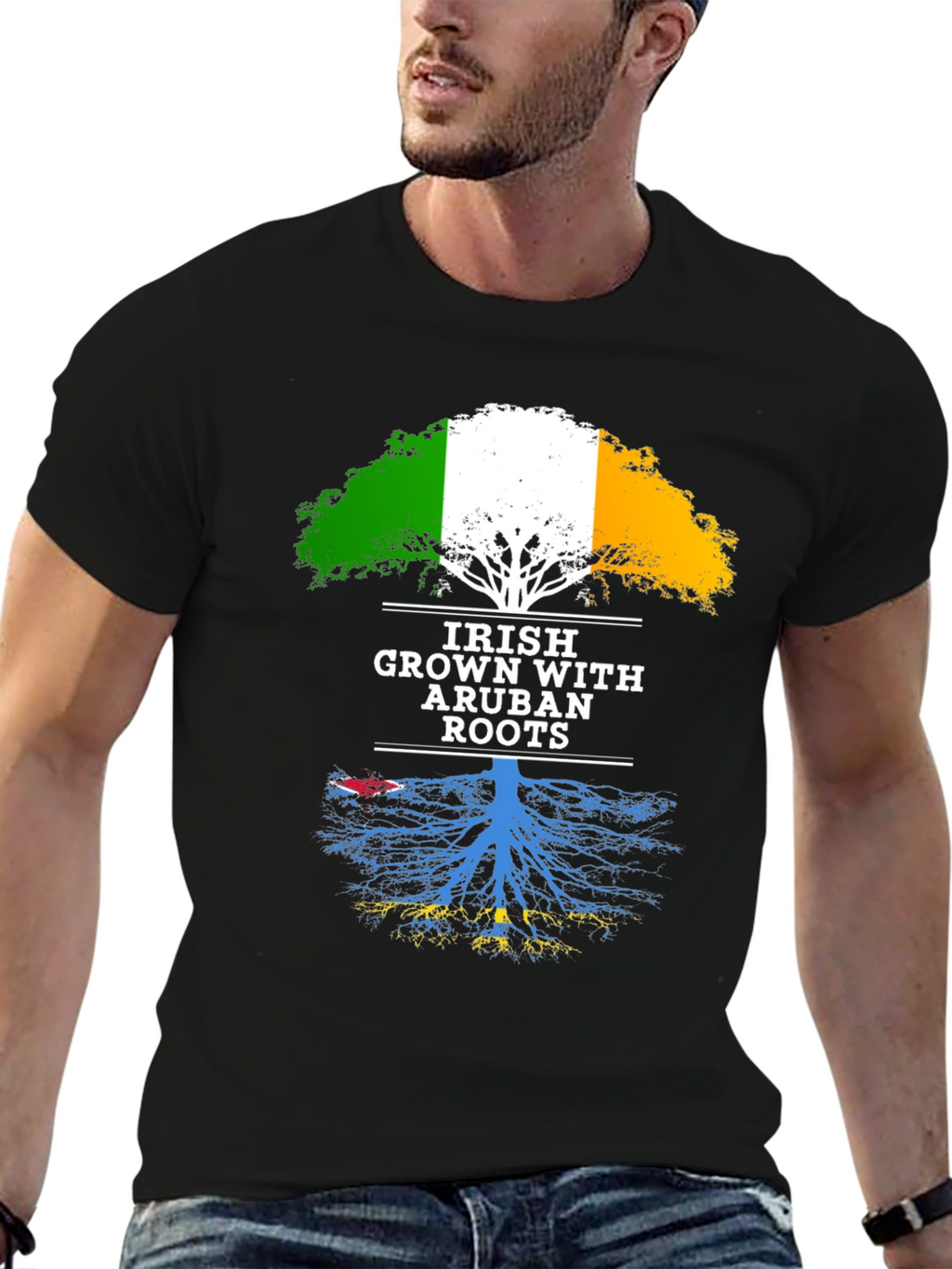 Irish Grown with Aruban Roots T-Shirt