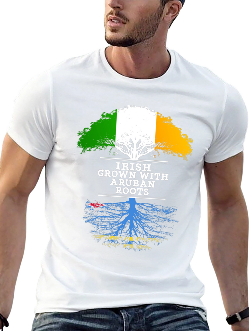 Irish Grown with Aruban Roots T-Shirt