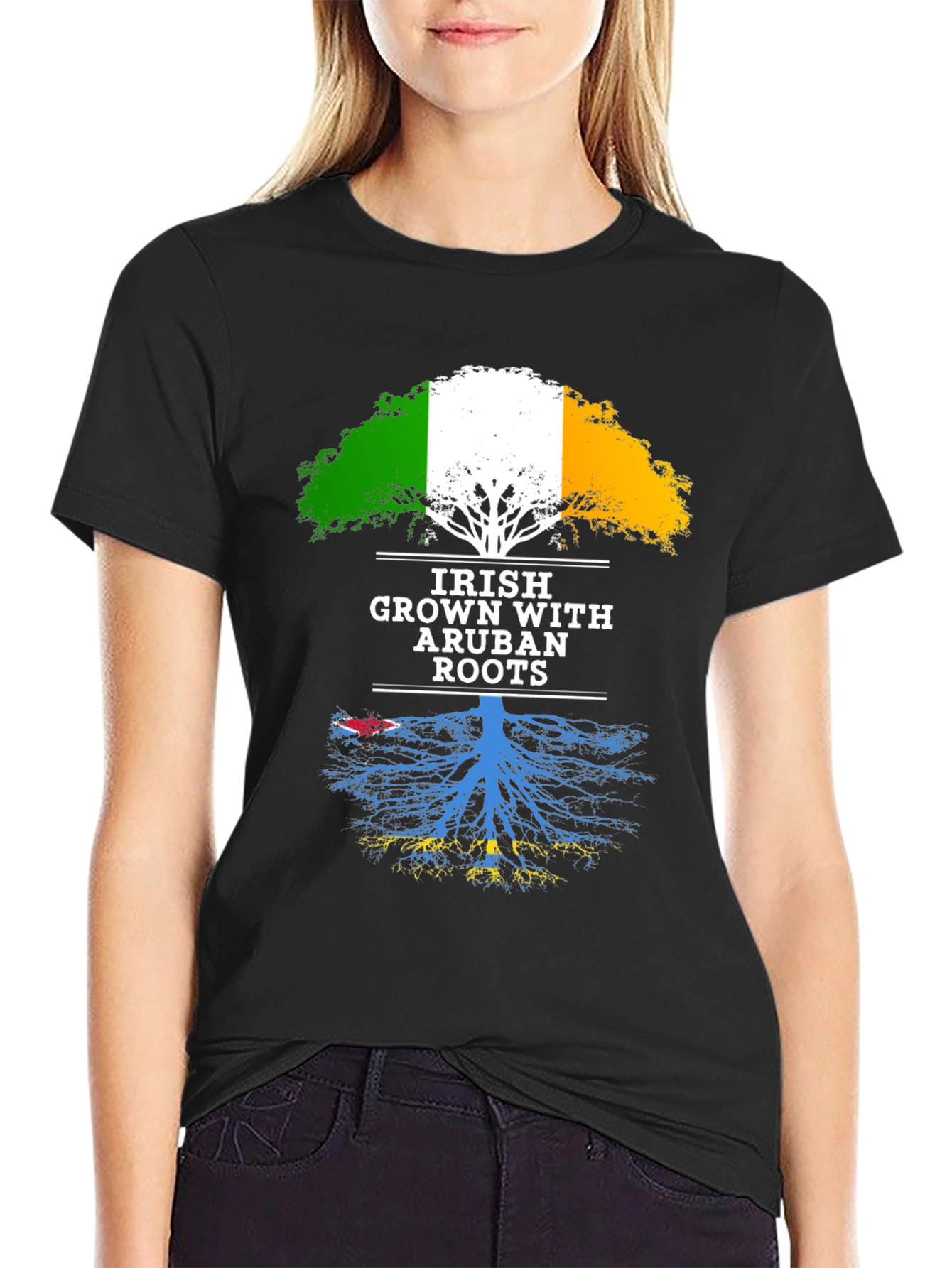 Irish Grown with Aruban Roots T-Shirt