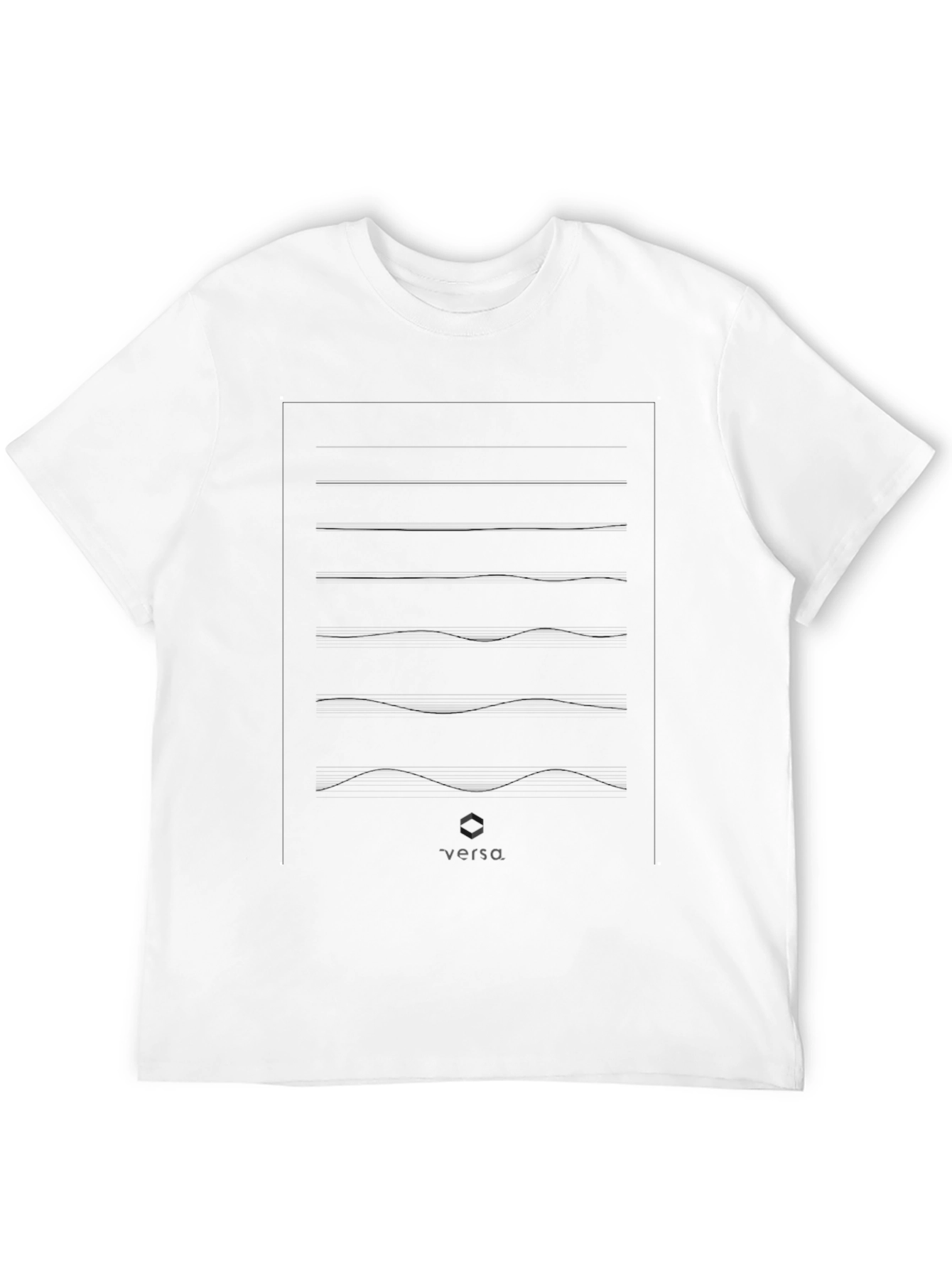 Mens Black Versa Graphic Tee - Casual Style