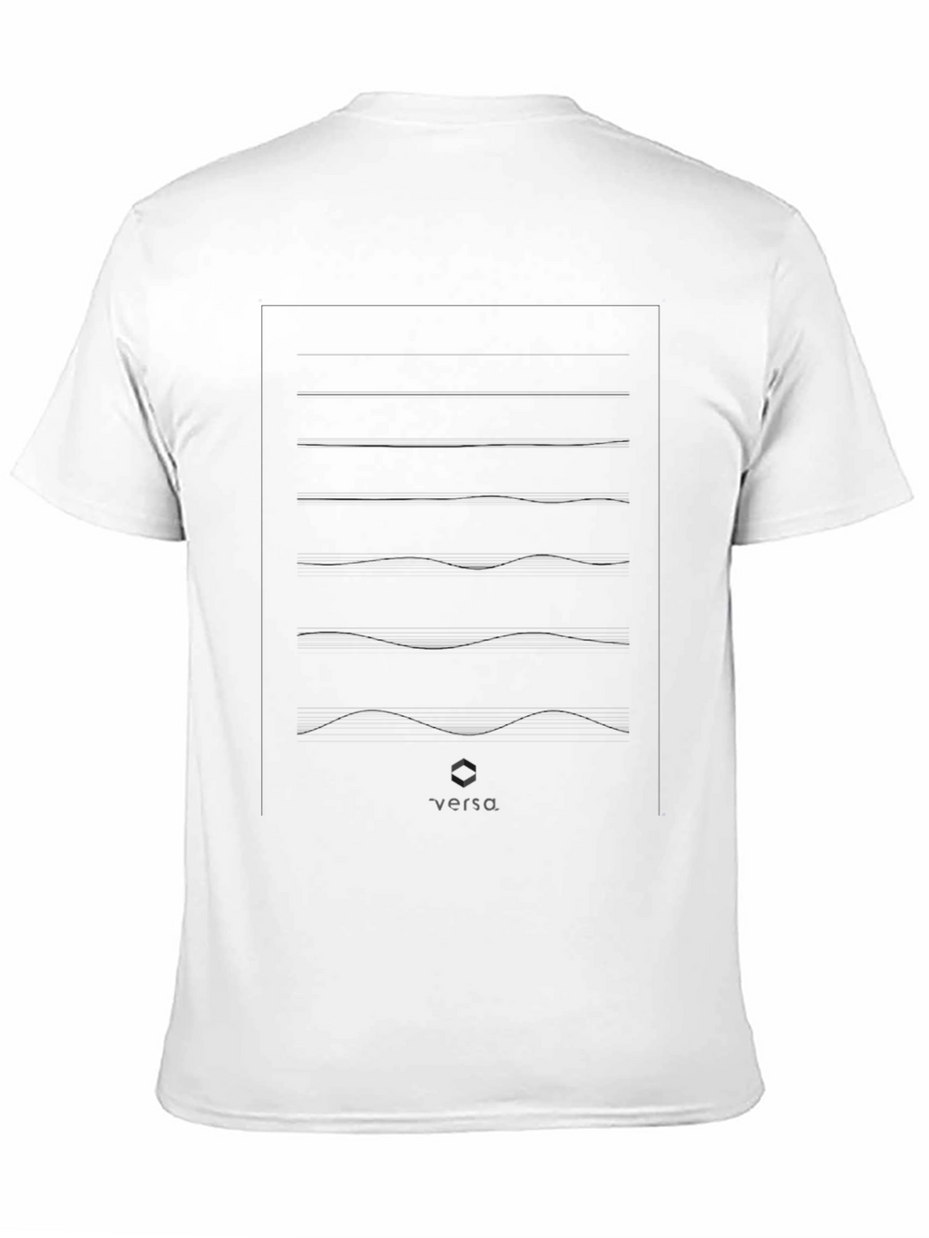 Mens Black Versa Graphic Tee - Casual Style
