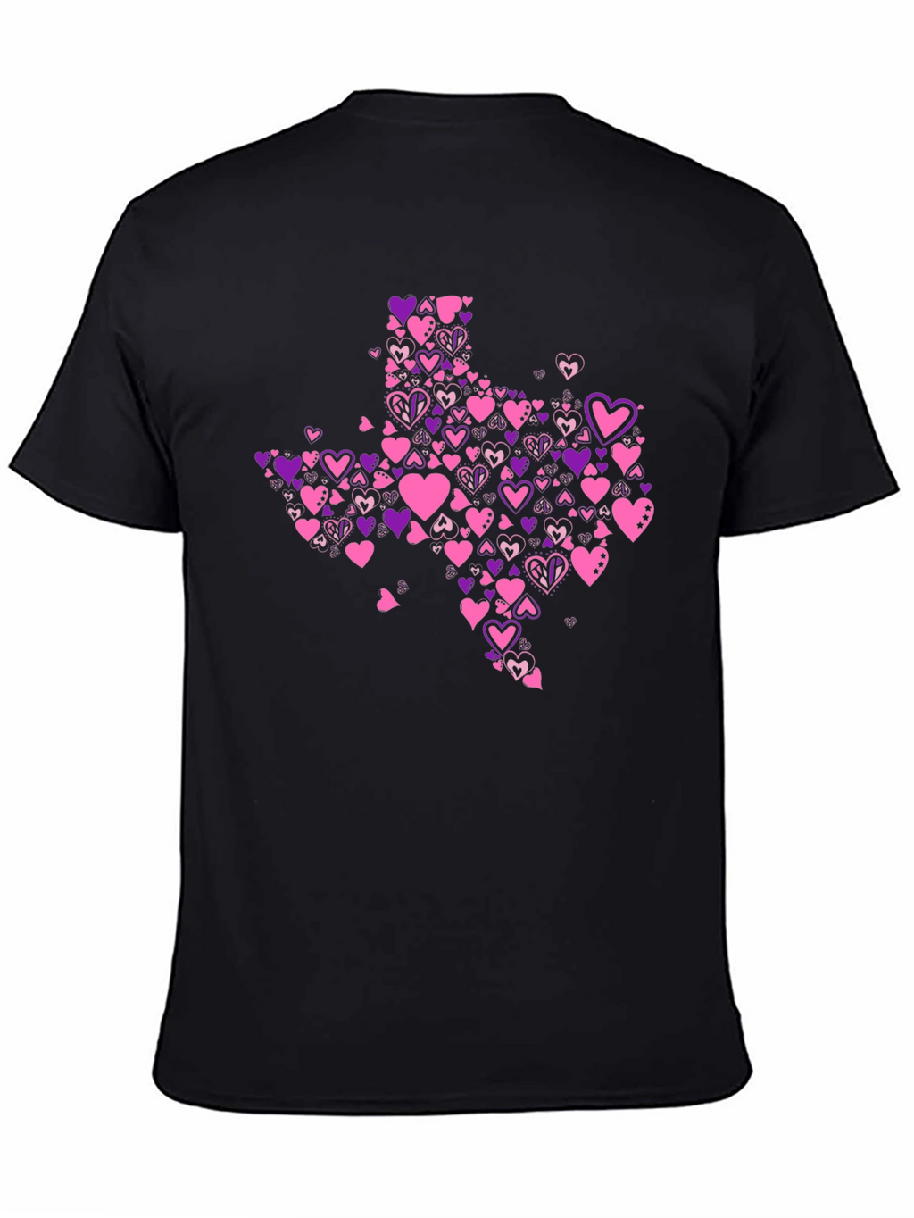 Texas Love Heart Valentines T-Shirt