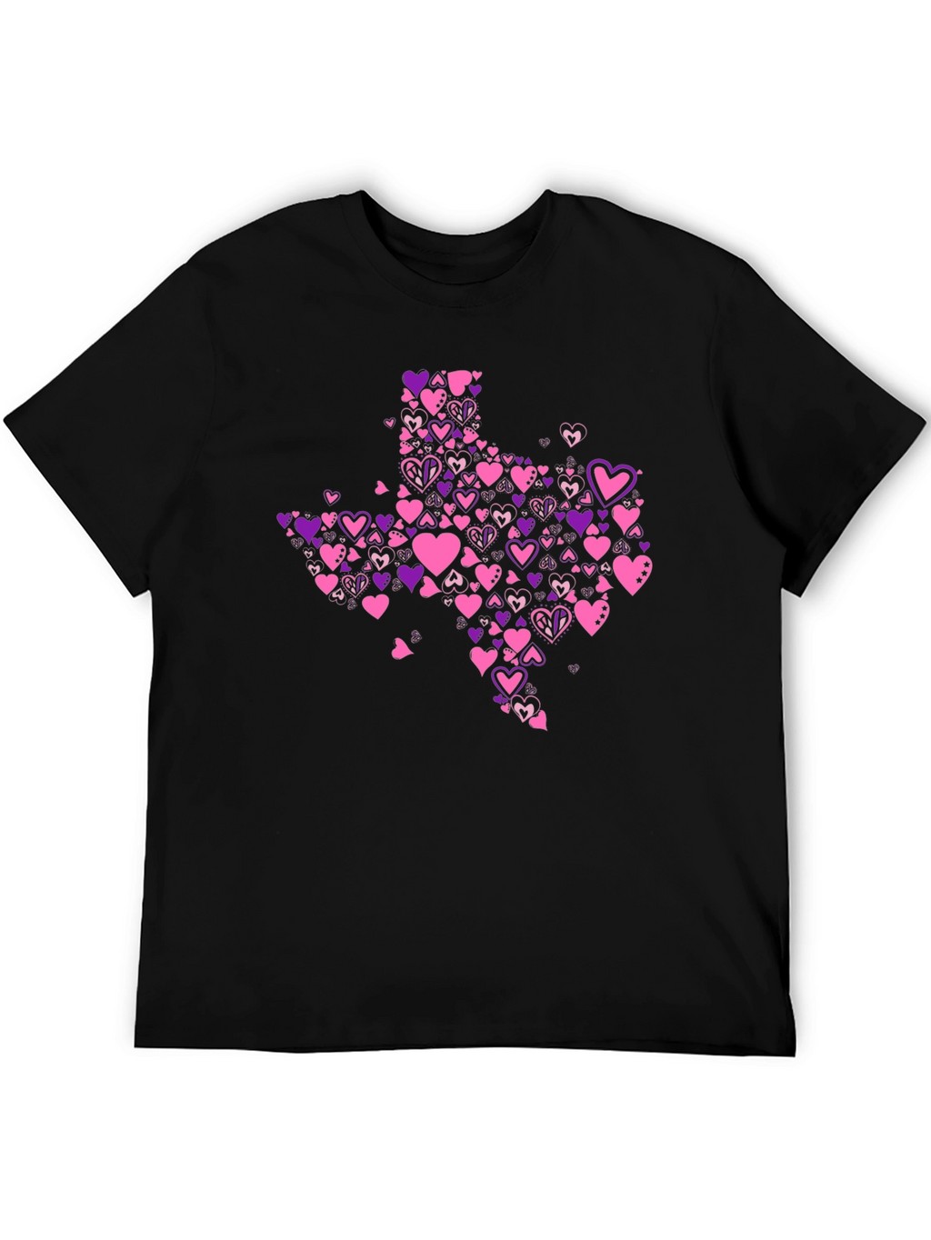 Texas Love Heart Valentines T-Shirt