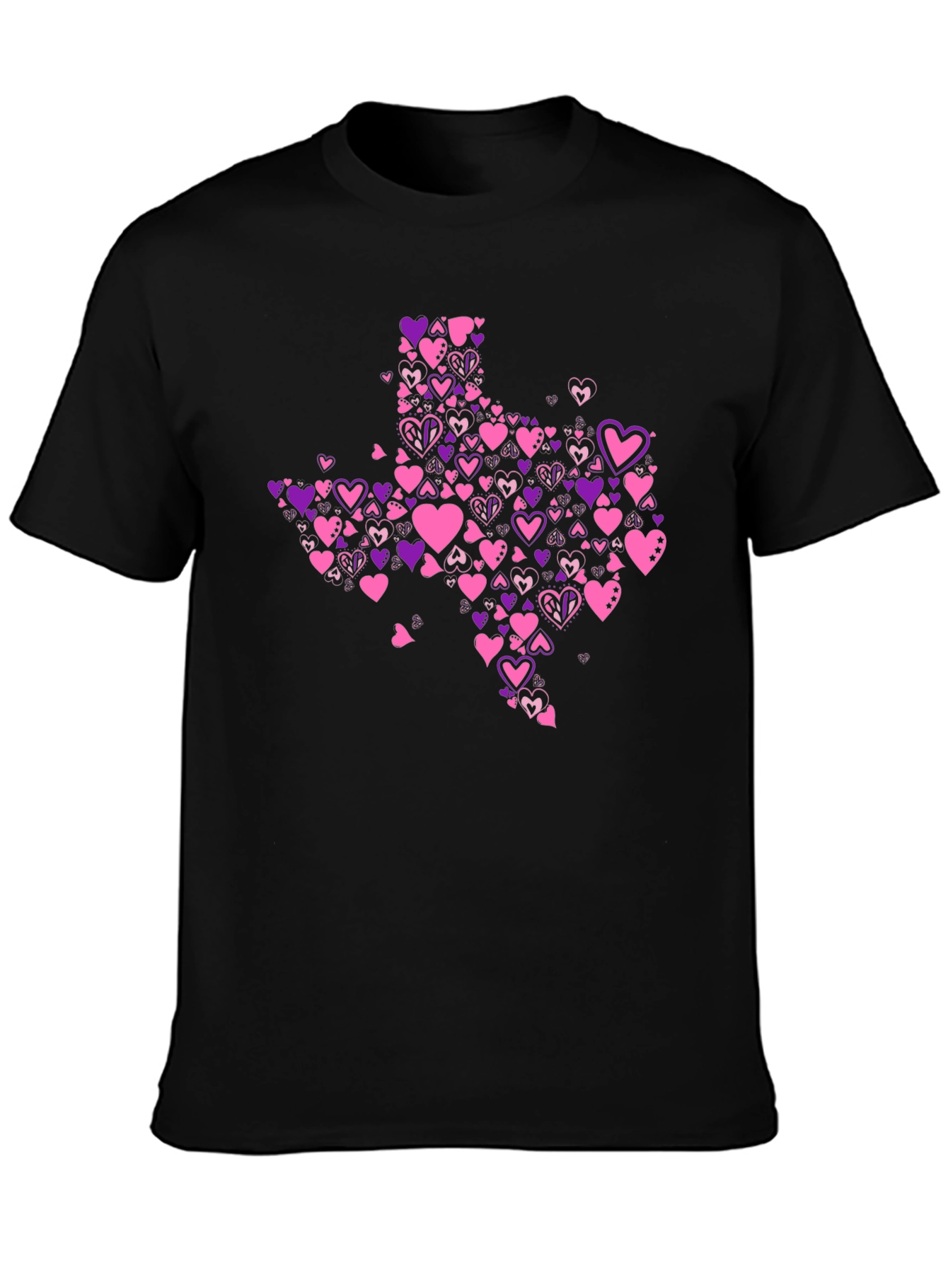 Texas Love Heart Valentines T-Shirt