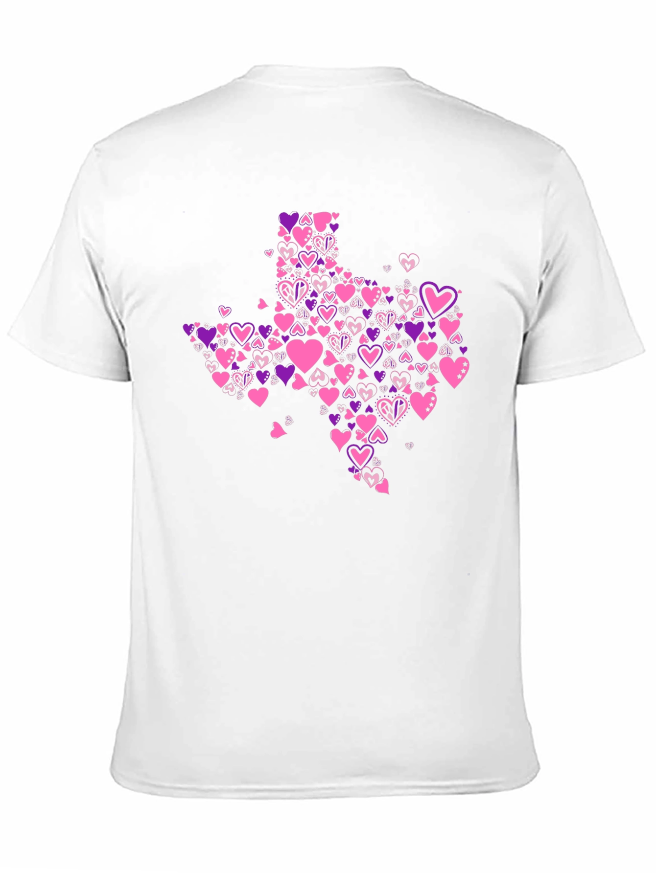 Texas Love Heart Valentines T-Shirt