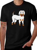 Pixel Dog Graphic Tee - Unisex Black T-Shirt