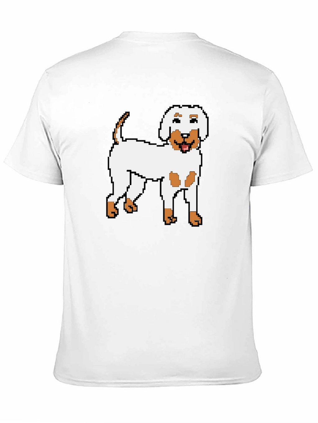 Pixel Dog Graphic Tee - Unisex Black T-Shirt