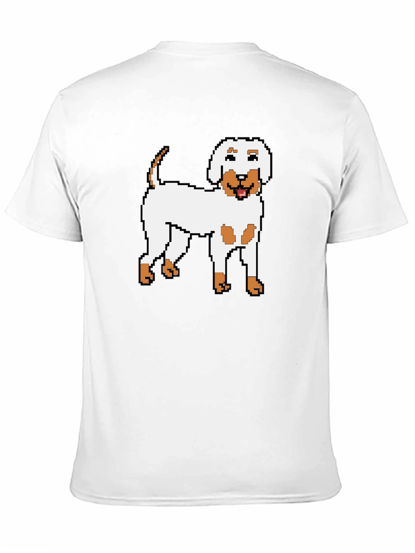 Pixel Dog Graphic Tee - Unisex Black T-Shirt