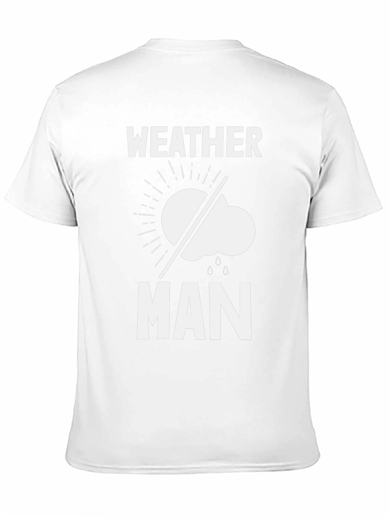 Weather Man Graphic T-Shirt - Black