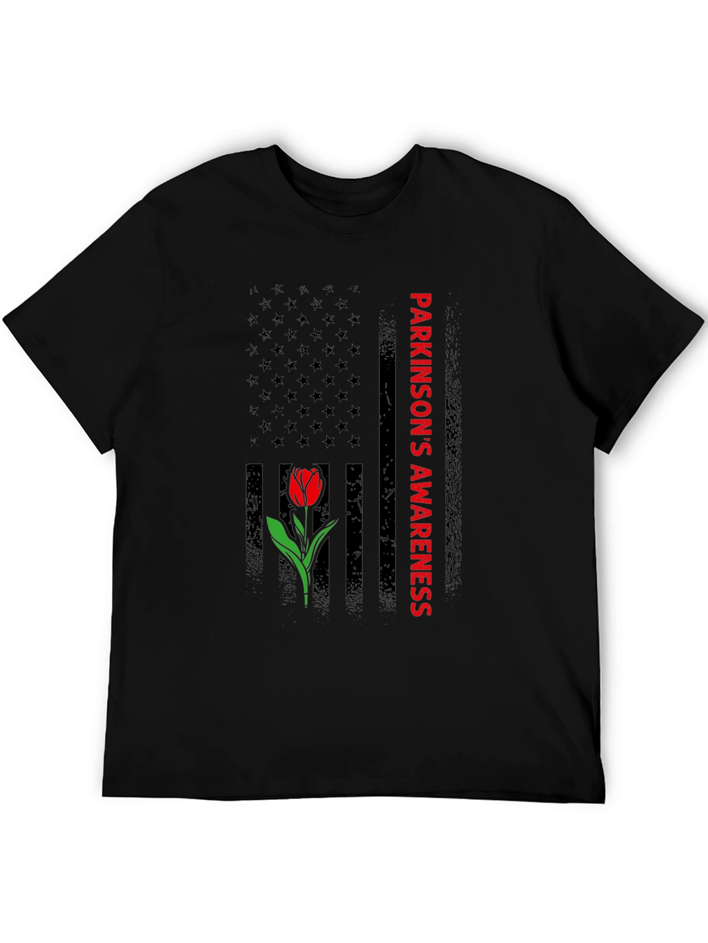 Parkinsons Awareness T-Shirt Tulip Design