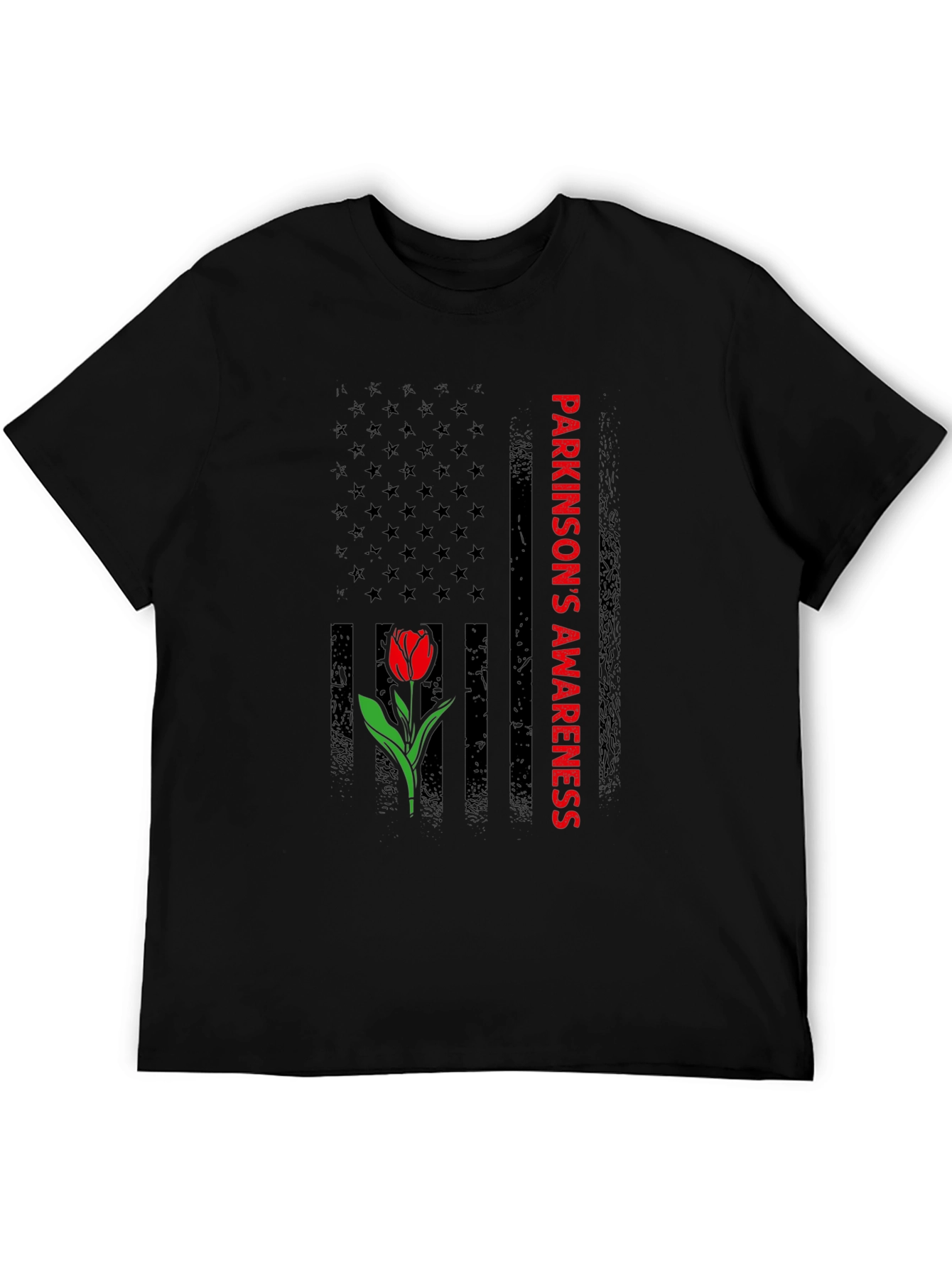 Parkinsons Awareness T-Shirt Tulip Design