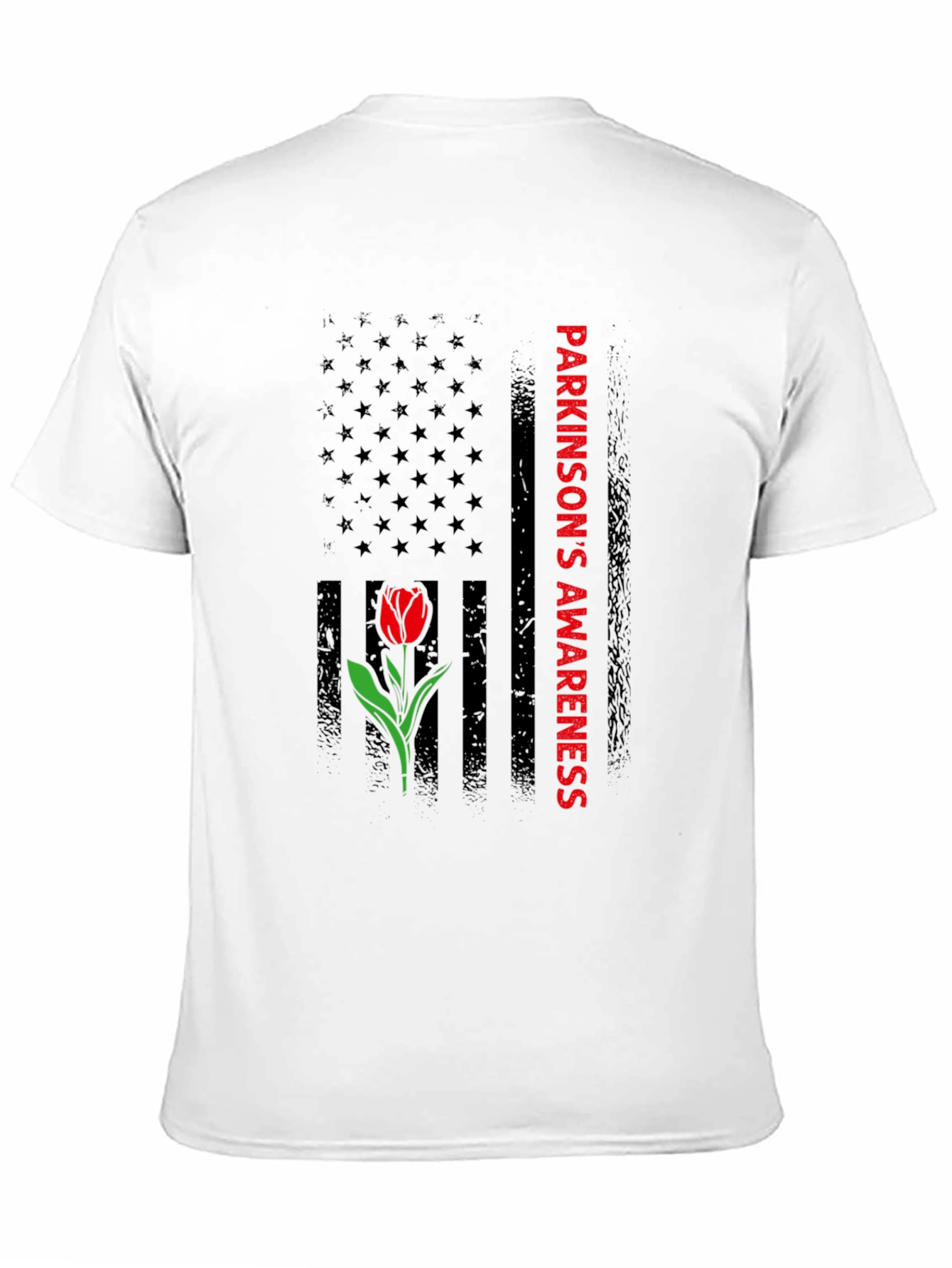Parkinsons Awareness T-Shirt Tulip Design