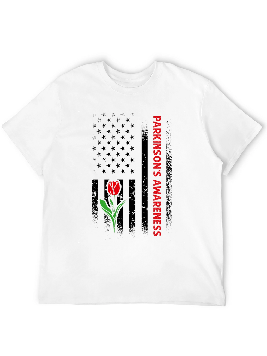 Parkinsons Awareness T-Shirt Tulip Design