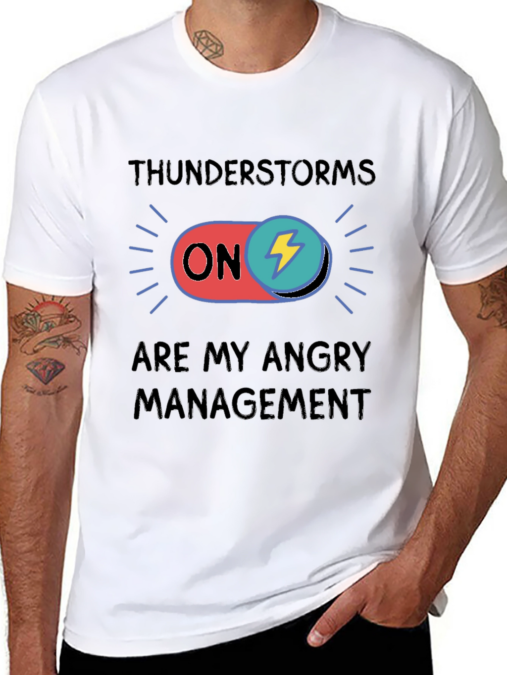 Thunderstorms Are My Angry Management T-Shirt