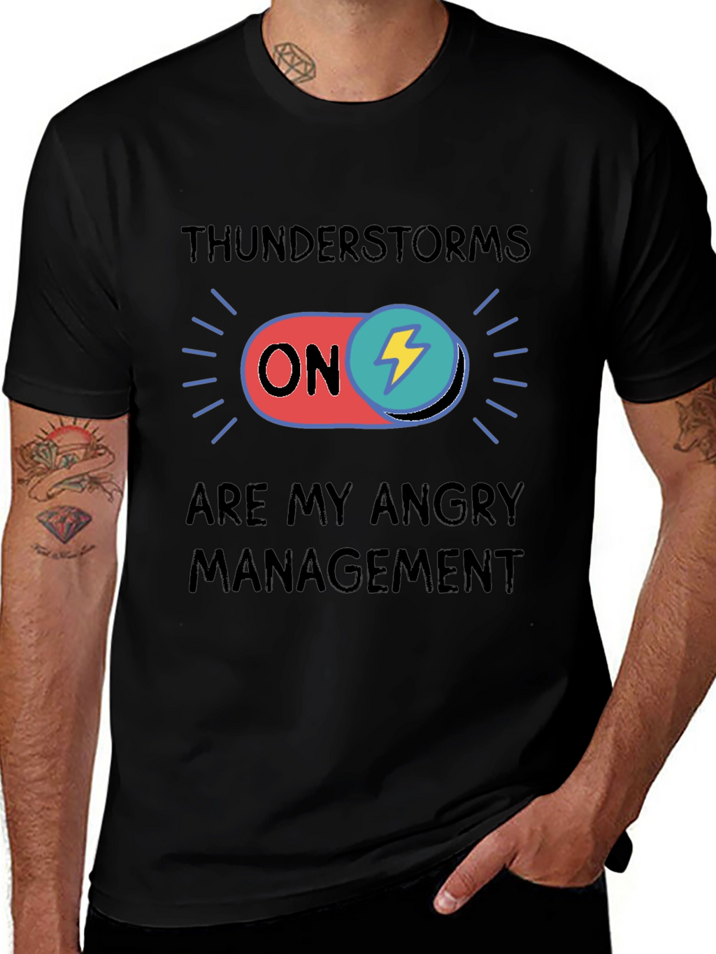 Thunderstorms Are My Angry Management T-Shirt