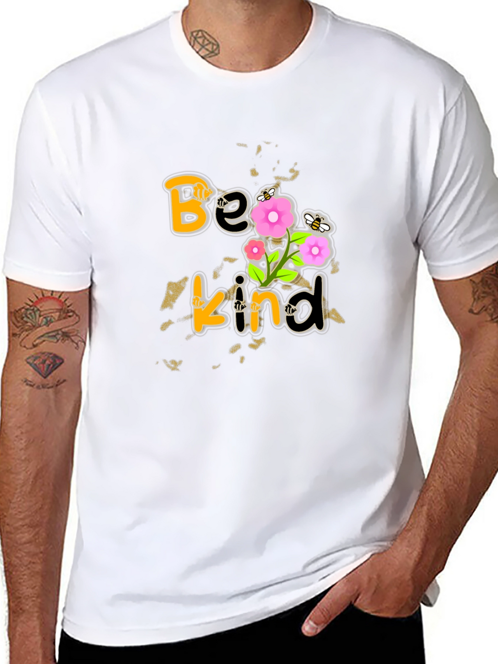 Be Kind Floral Graphic Tee