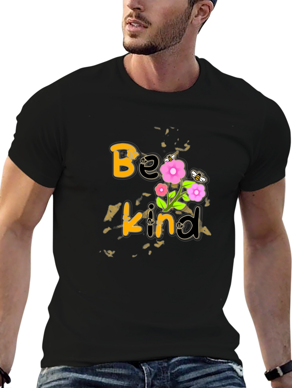 Be Kind Floral Graphic Tee
