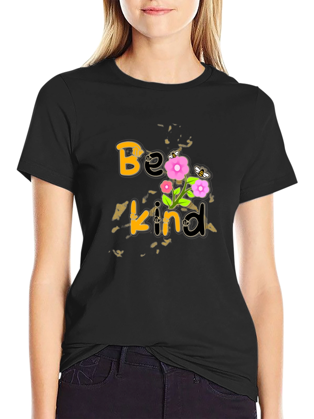 Be Kind Floral Graphic Tee