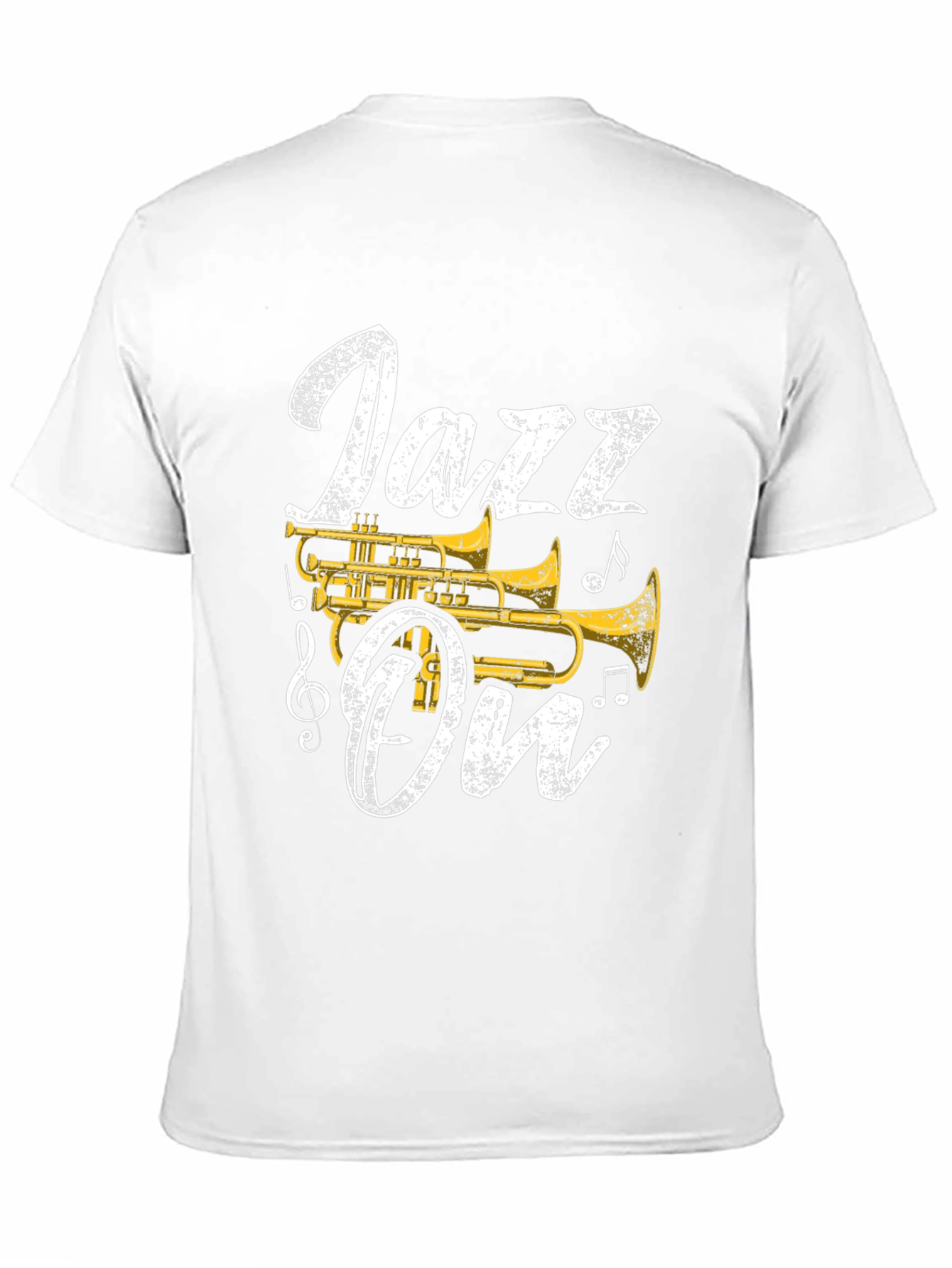 Jazz On T-Shirt - Trumpet Graphic Tee
