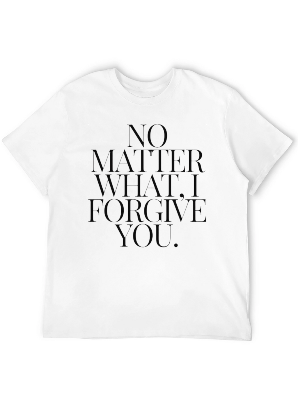Forgive You Graphic Tee - Mens Black T-Shirt