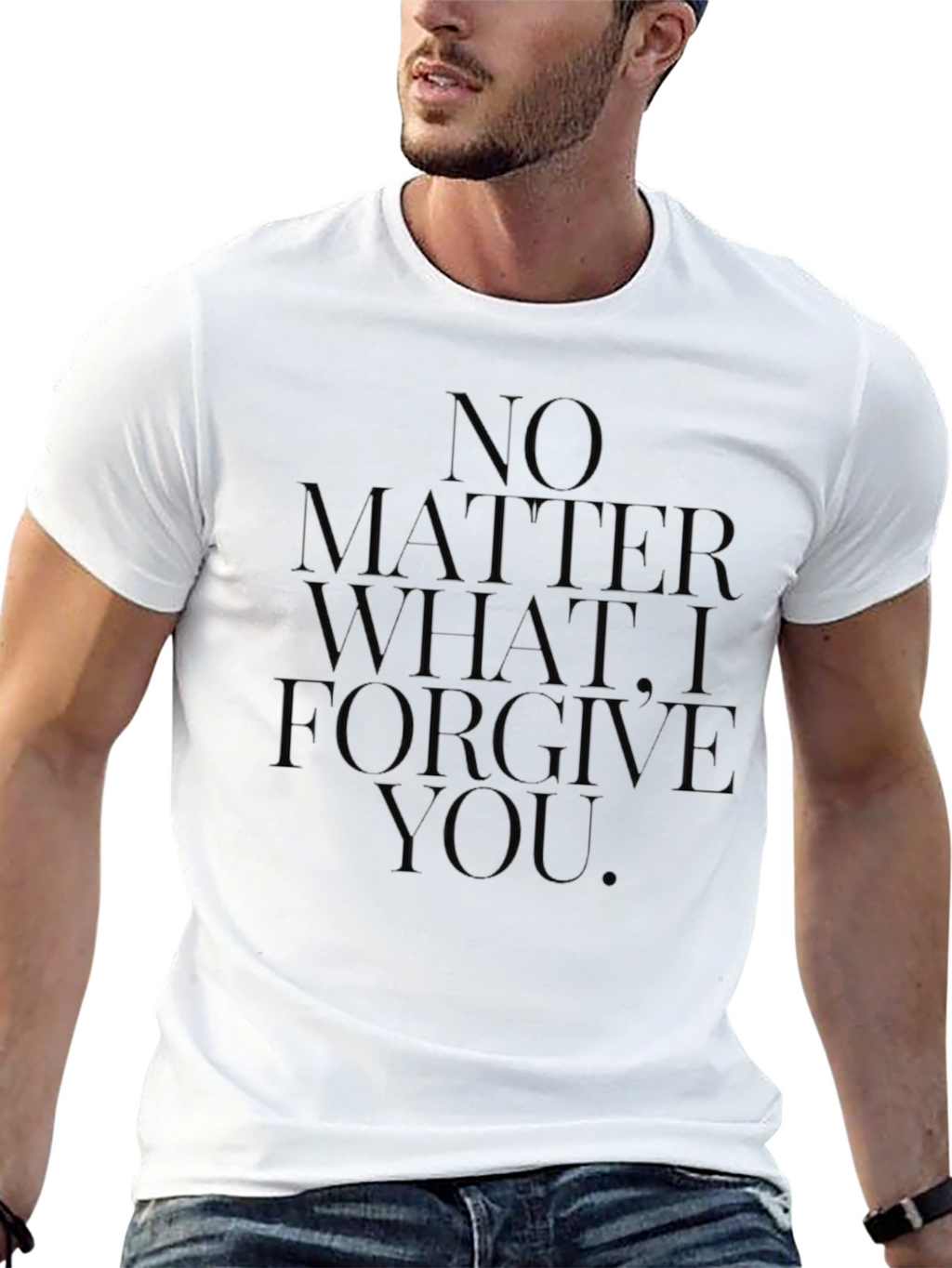 Forgive You Graphic Tee - Mens Black T-Shirt