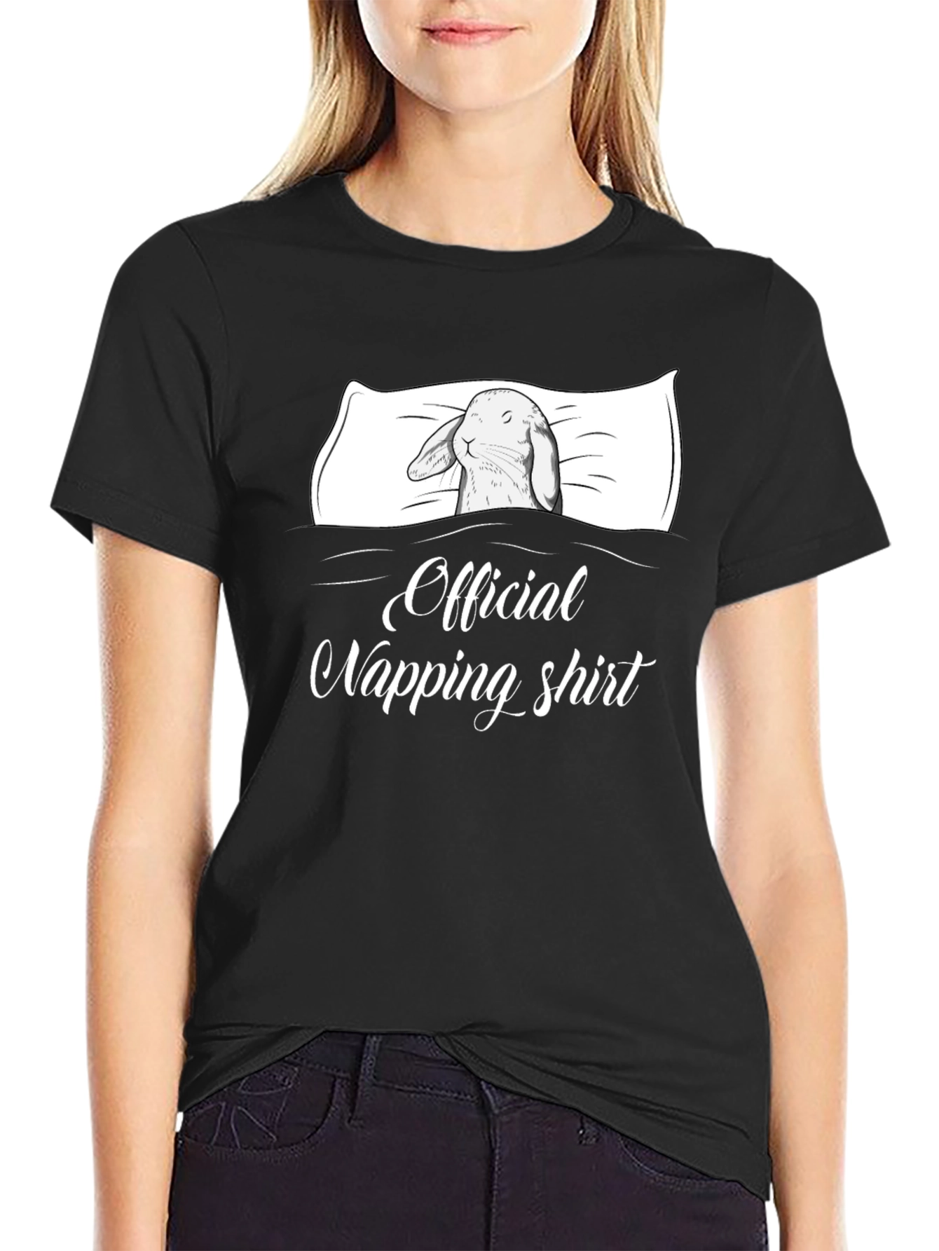 Official Napping Shirt - Bunny Sleep Tee