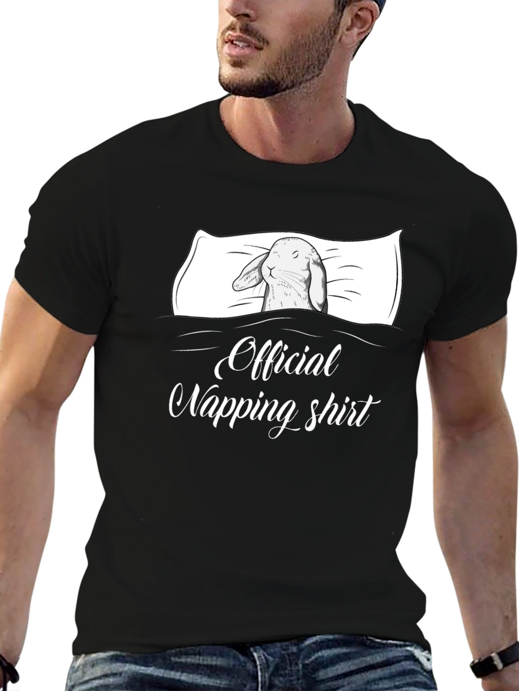 Official Napping Shirt - Bunny Sleep Tee