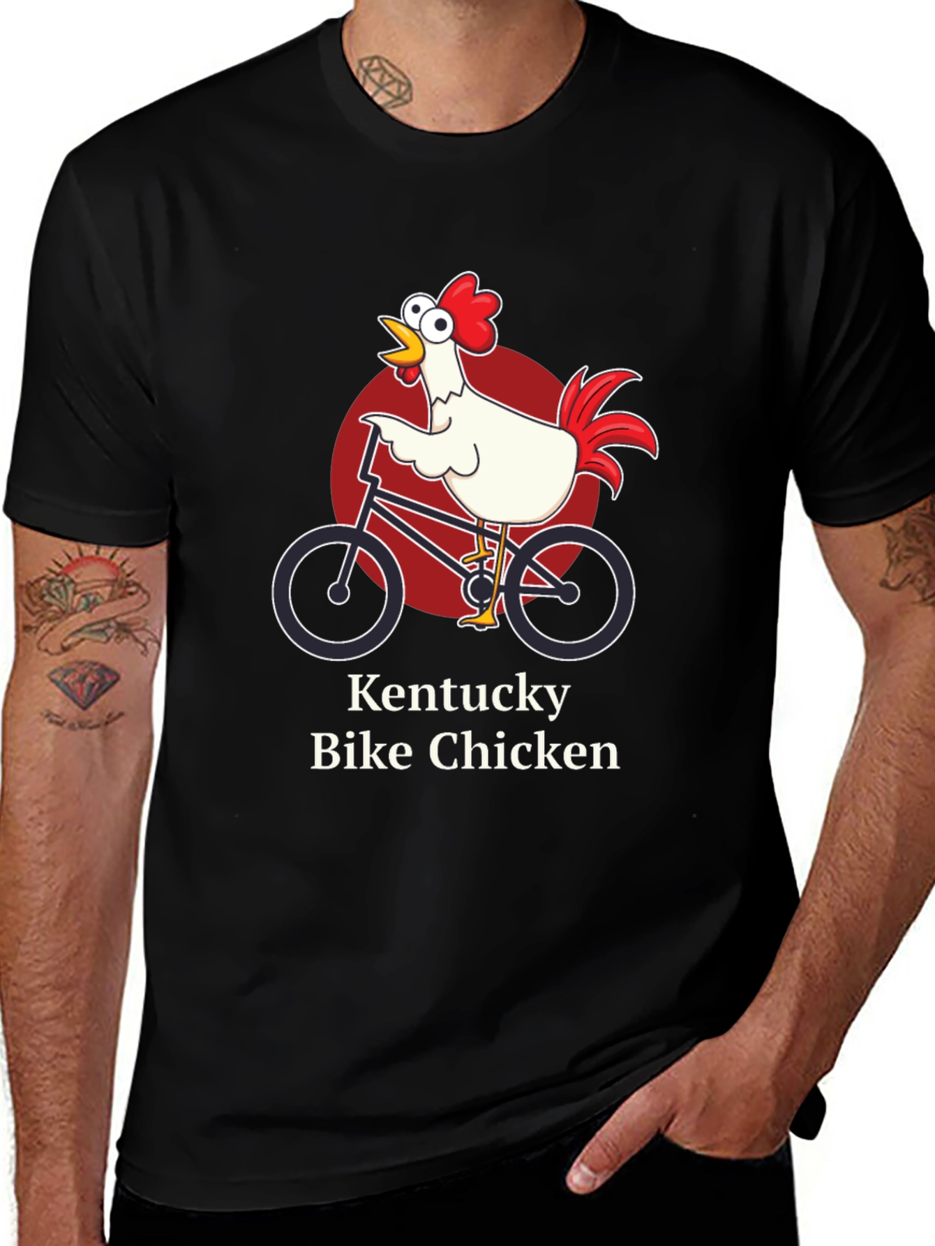 Kentucky Bike Chicken Graphic Tee