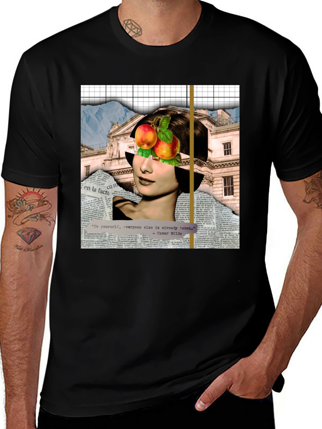 Artistic Audrey Hepburn Graphic Tee