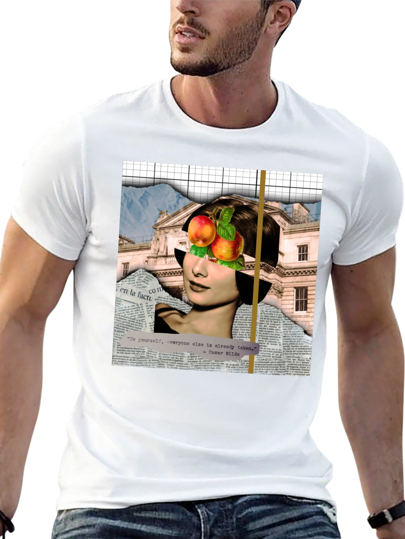 Artistic Audrey Hepburn Graphic Tee