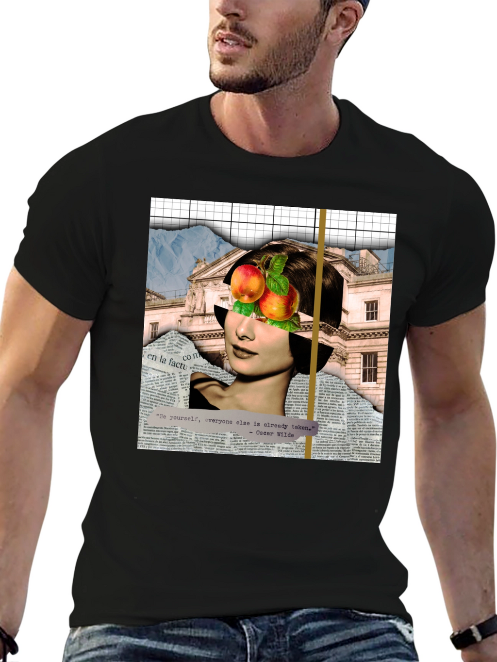 Artistic Audrey Hepburn Graphic Tee
