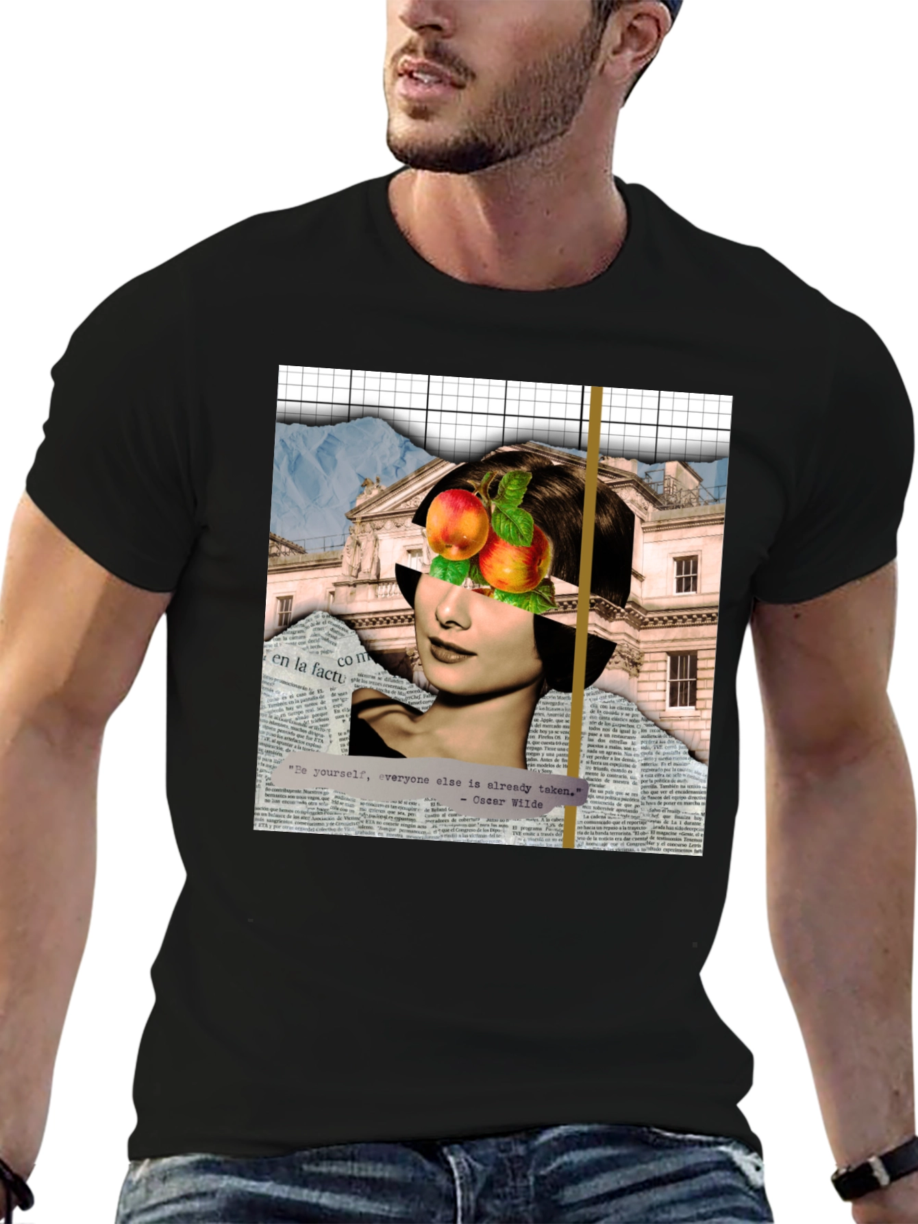 Artistic Audrey Hepburn Graphic Tee