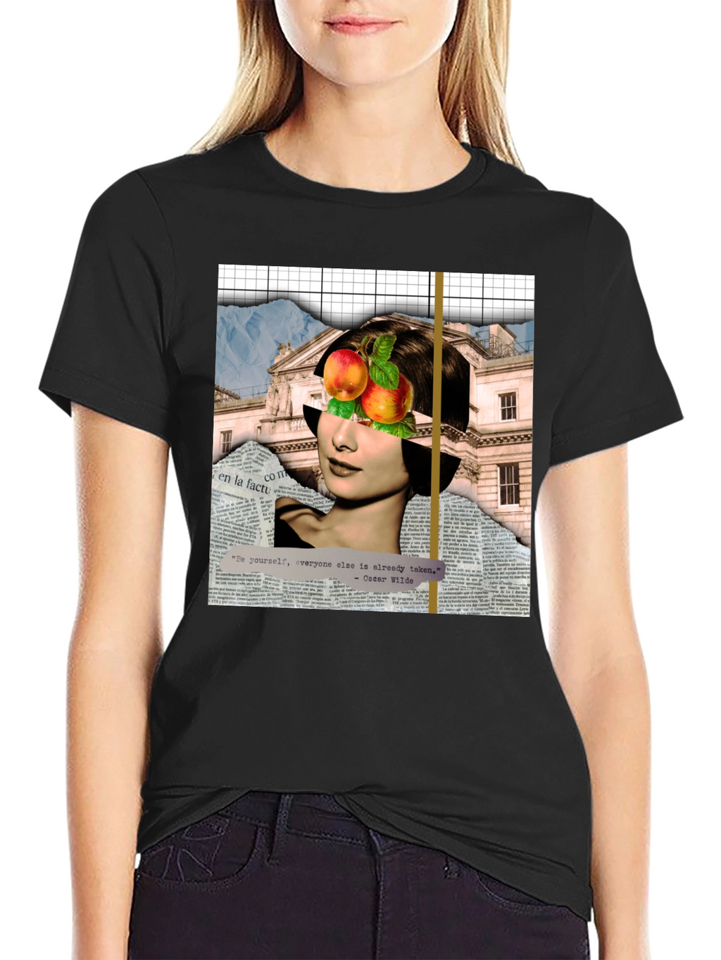 Artistic Audrey Hepburn Graphic Tee