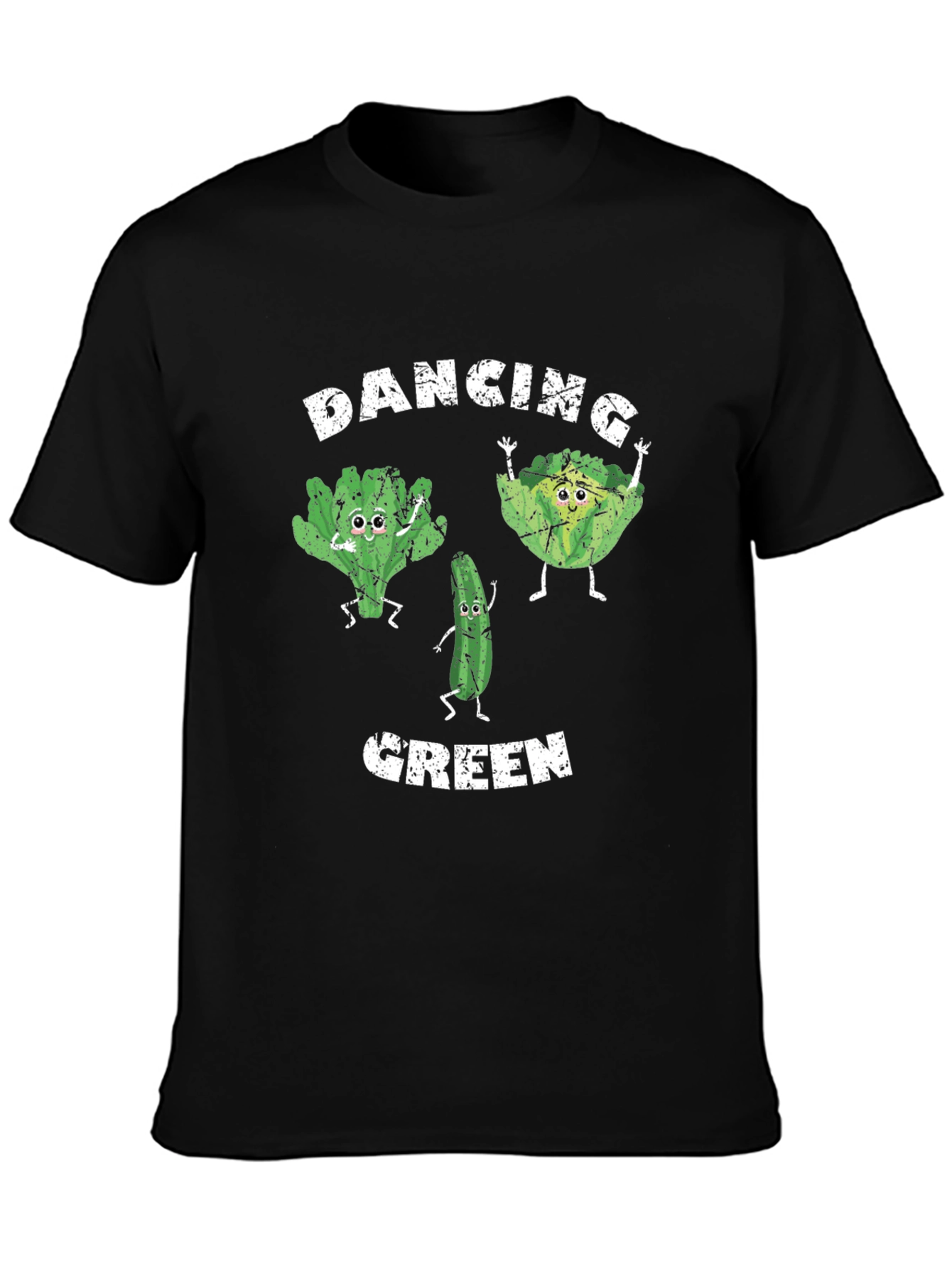 Dancing Green Graphic T-Shirt