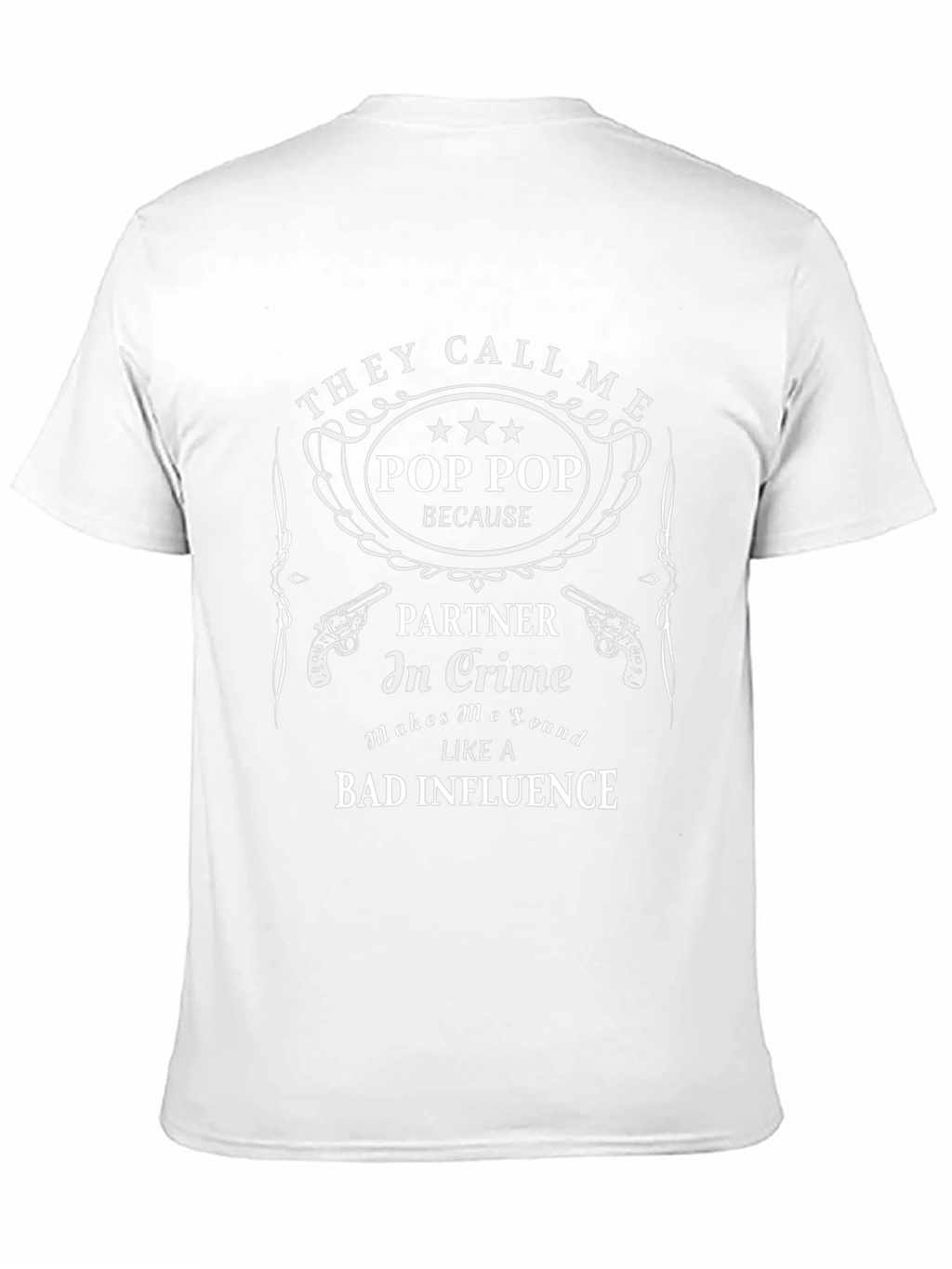 Pop Pop Partner in Crime Graphic T-Shirt