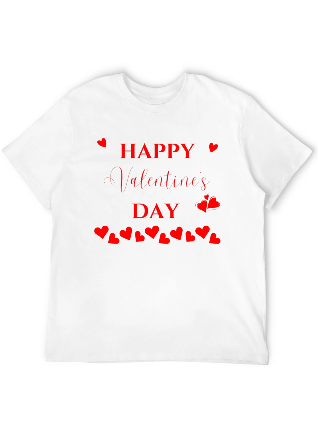 Happy Valentines Day T-Shirt - Heart Design