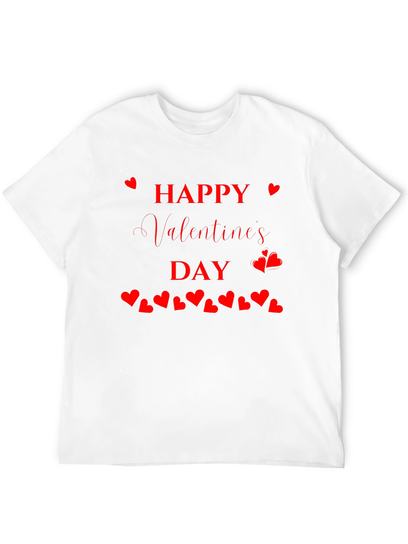Happy Valentines Day T-Shirt - Heart Design