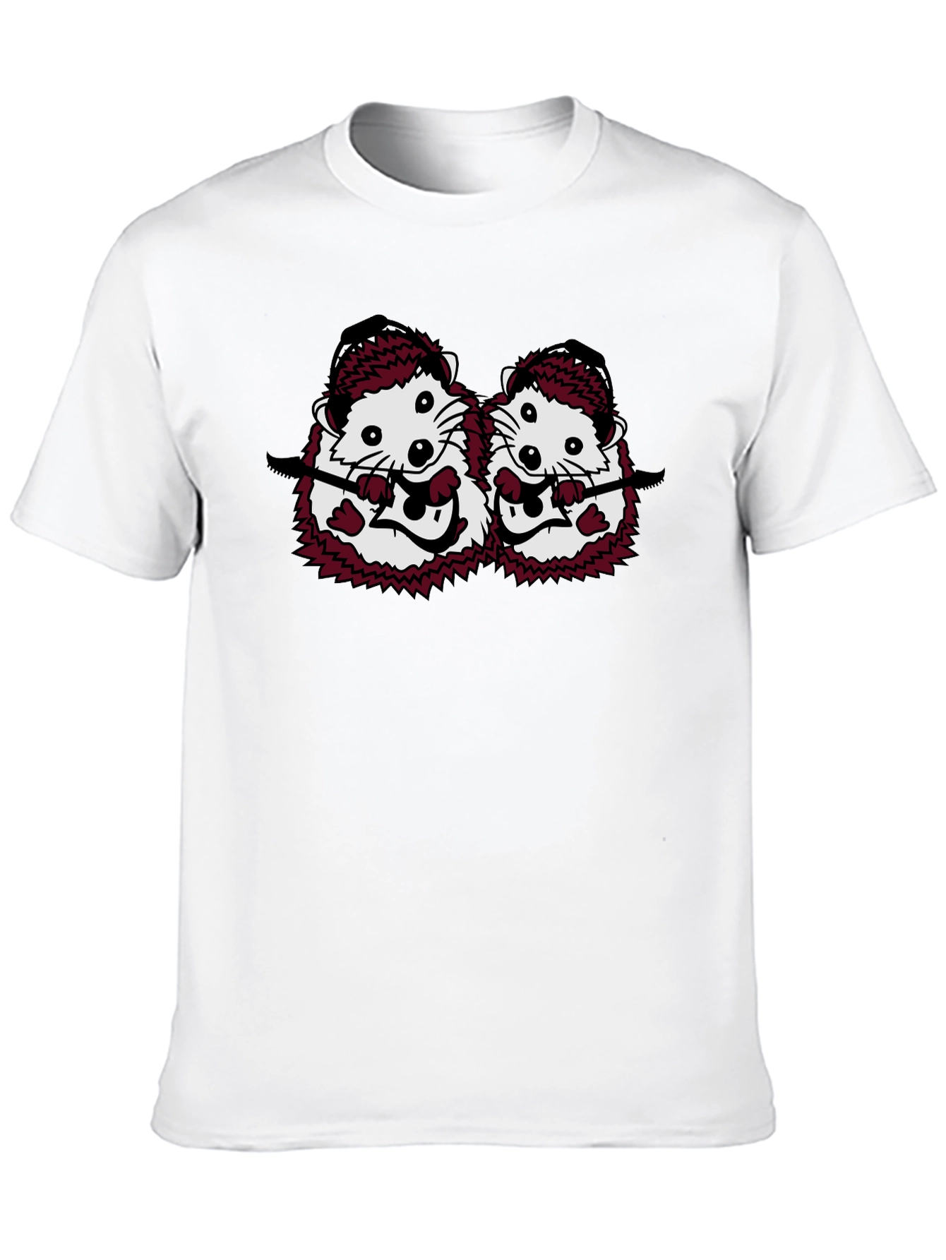 Whimsical Hedgehog Band T-Shirt