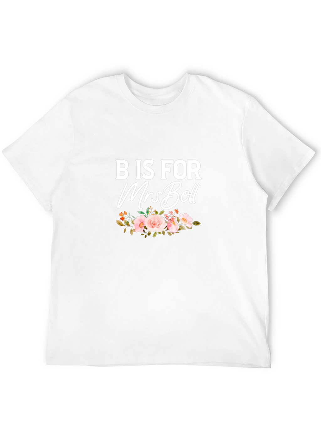 B is for Mrs Bell Floral T-Shirt