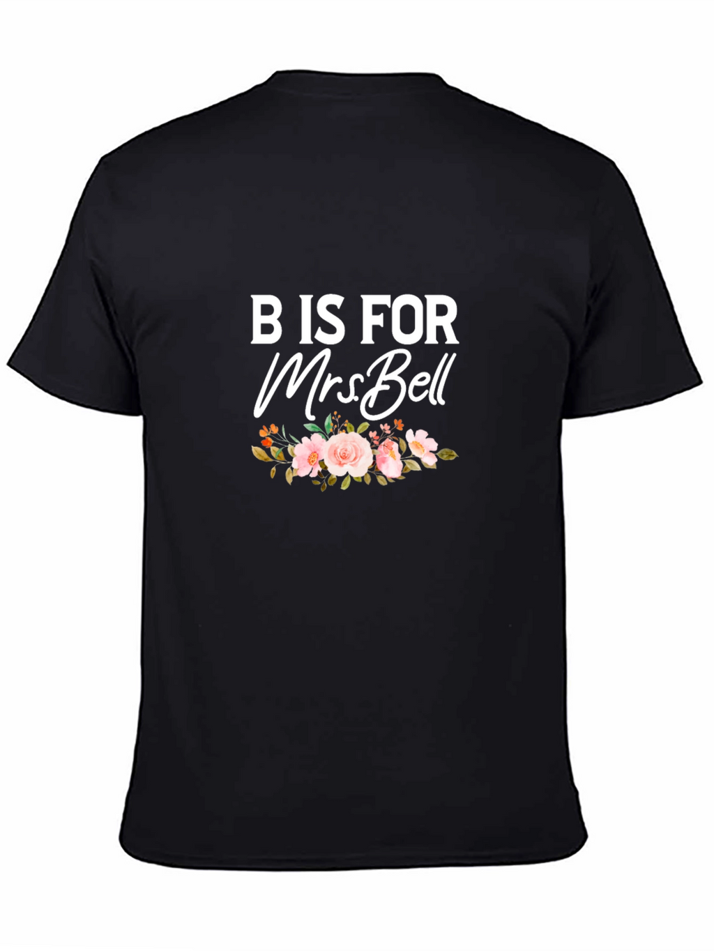 B is for Mrs Bell Floral T-Shirt