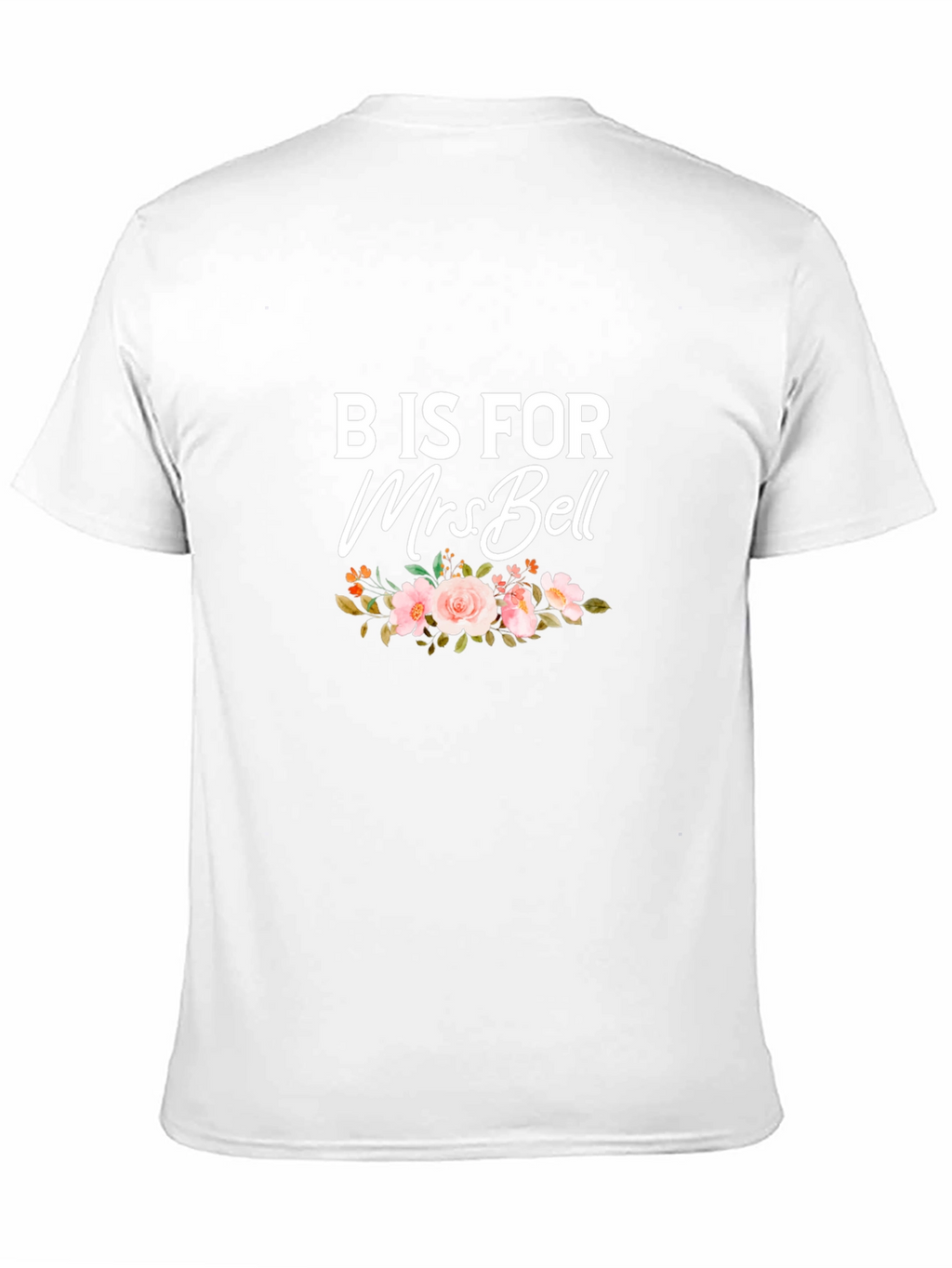 B is for Mrs Bell Floral T-Shirt
